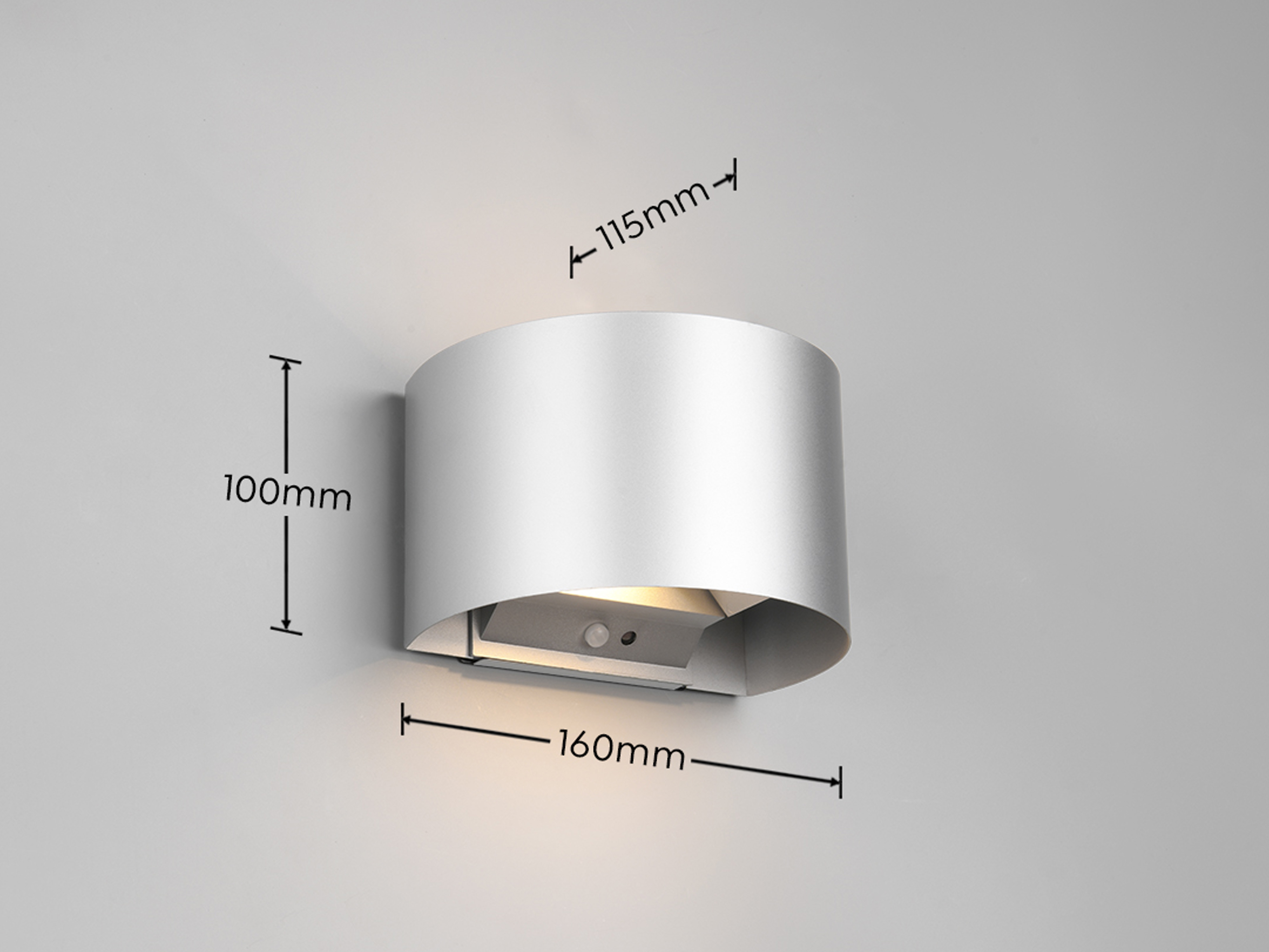 REALITY LED-Akku-Wandleuchte Talent R27769187 titanfarbig, IP 44, 2 x 0,5 W, 100 lm, 3000 K REALITY LED-Akku-Wandleuchte Talent R27769187 titanfarbig, IP 44, 2 x 0,5 W, 100 lm, 3000 K,