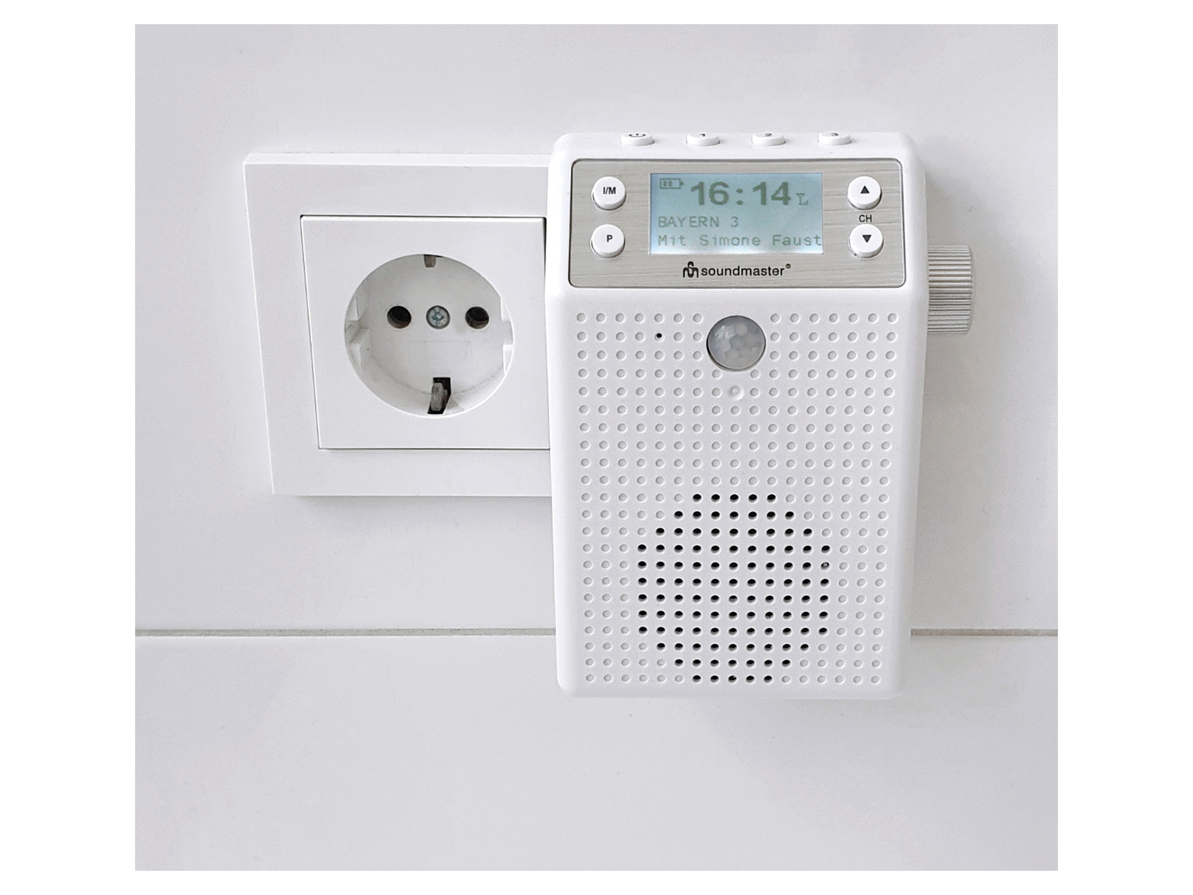 SOUNDMASTER DAB+/UKW-Steckdosenradio DAB60WE, mit Bewegungsmelder SOUNDMASTER DAB+/UKW-Steckdosenradio DAB60WE, mit Bewegungsmelder