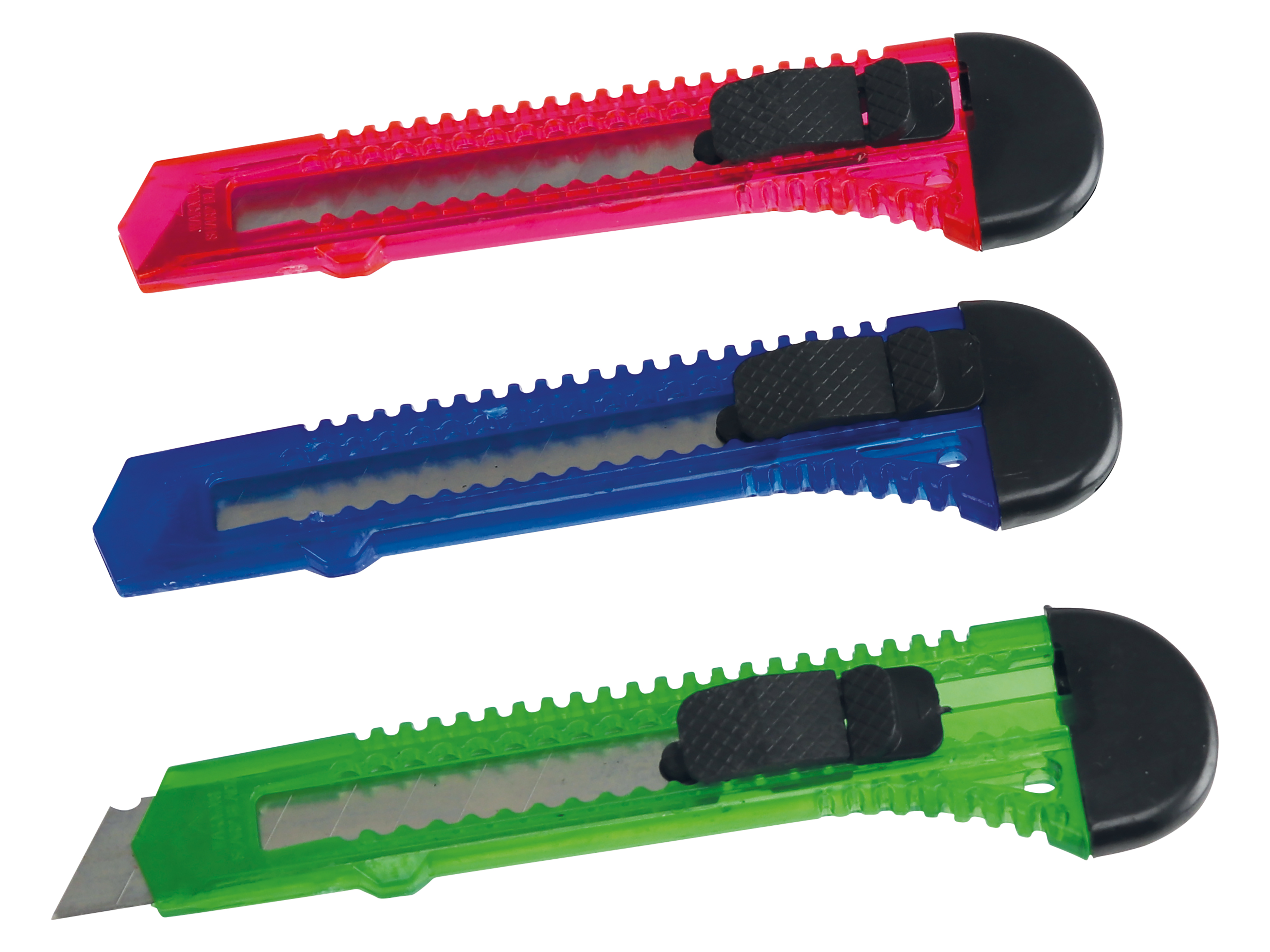 KINZO Cuttermesser-Set, 18 mm 3 Stück KINZO Cuttermesser-Set, 18 mm 3 Stück