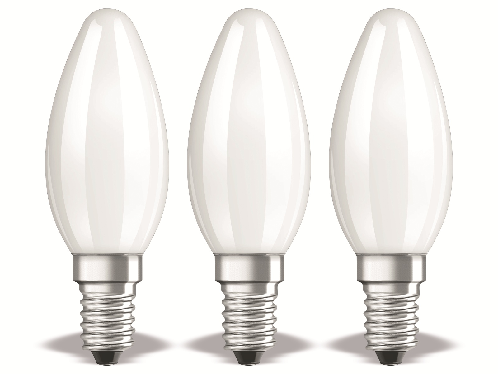 OSRAM LED-Lampe BASE B40, E14, EEK: E, 4W, 470 lm, 2700 K, 3 Stück OSRAM LED-Lampe BASE B40, E14, EEK: E, 4W, 470 lm, 2700 K, 3 Stück