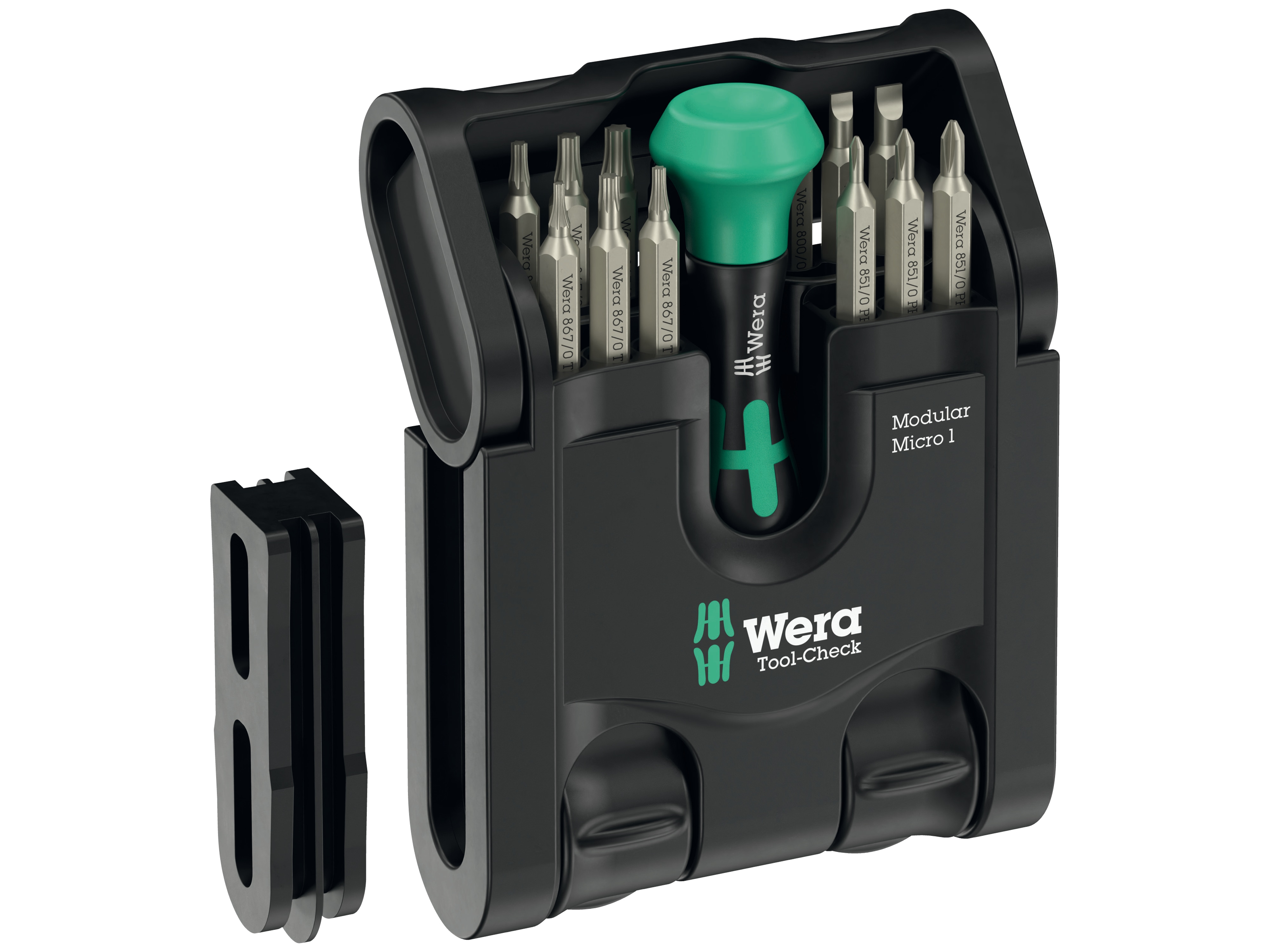 WERA Bit-Set, Tool-Check Modular Micro 1, 05049002001, 21-teilig WERA Bit-Set, Tool-Check Modular Micro 1, 05049002001, 21-teilig
