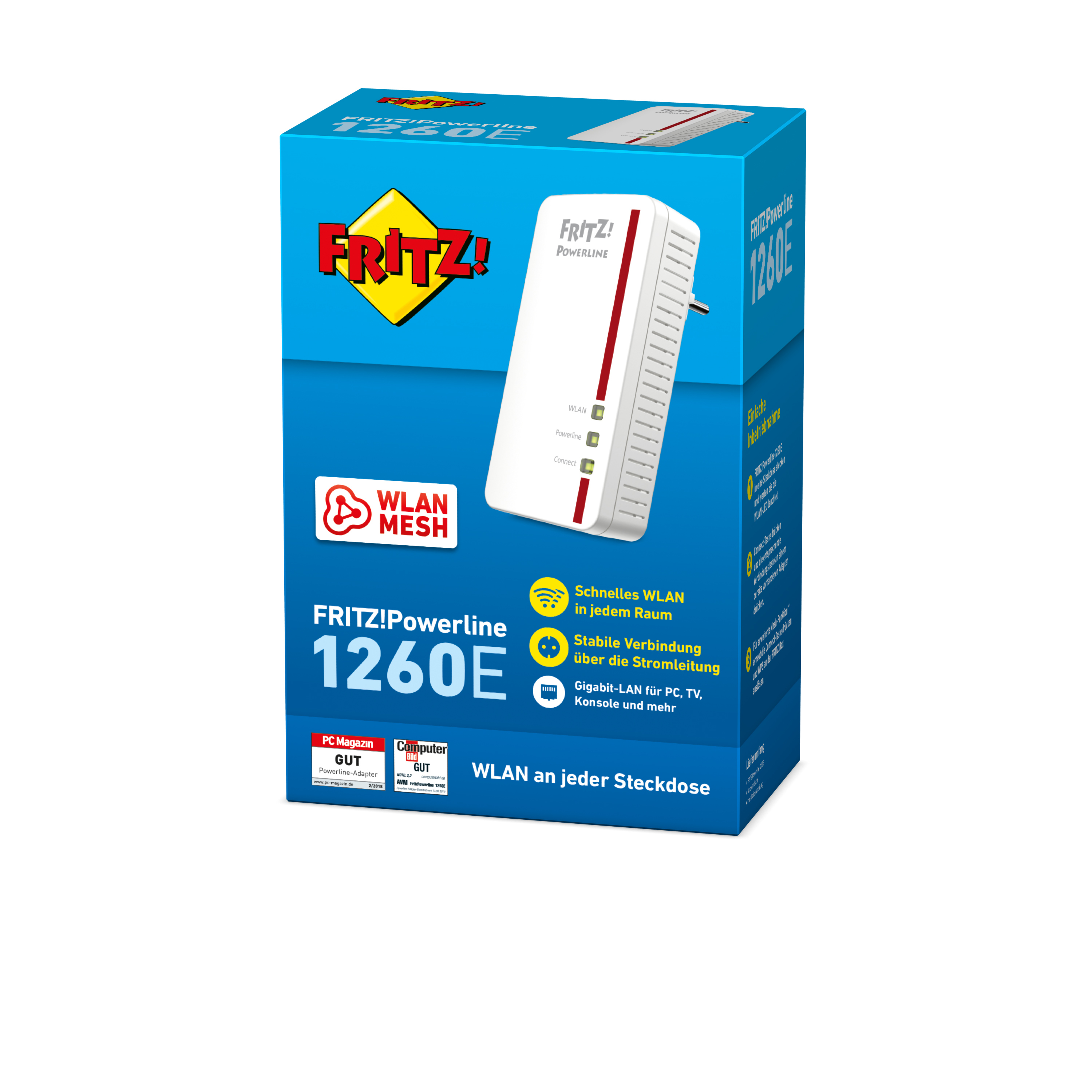AVM FRITZ! Powerline 1260E 1200Mbit/s AVM FRITZ! Powerline 1260E 1200Mbit/s