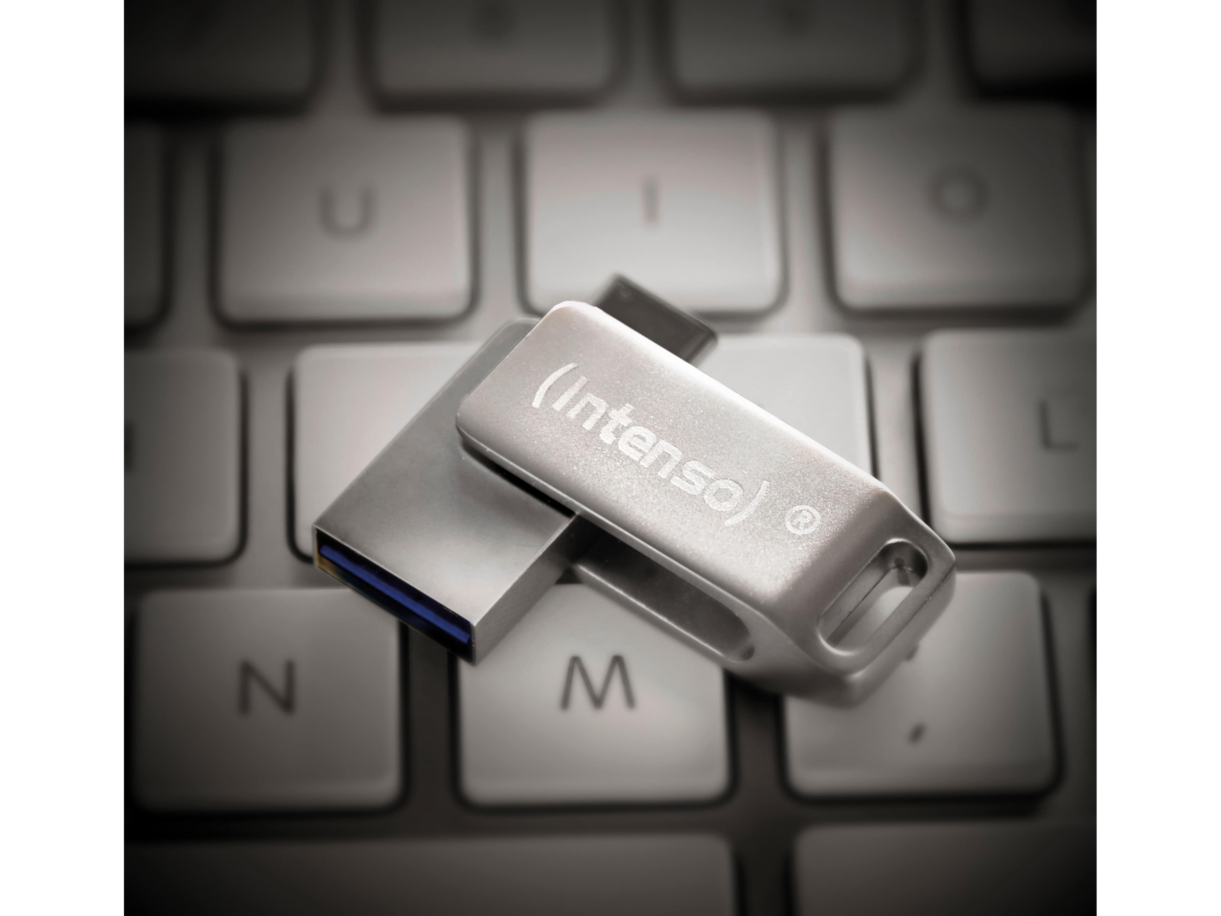 INTENSO USB-C-Stick cMobile Line 3536491 USB 3.2 128GB INTENSO USB 3.2 cMobile Line, 128 GB, silber