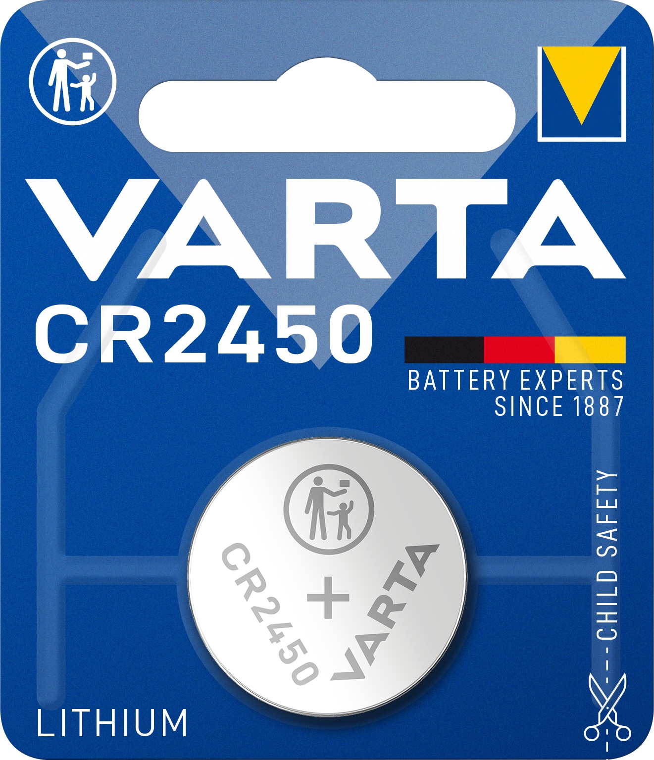 VARTA Lithium Knopfzelle CR2450