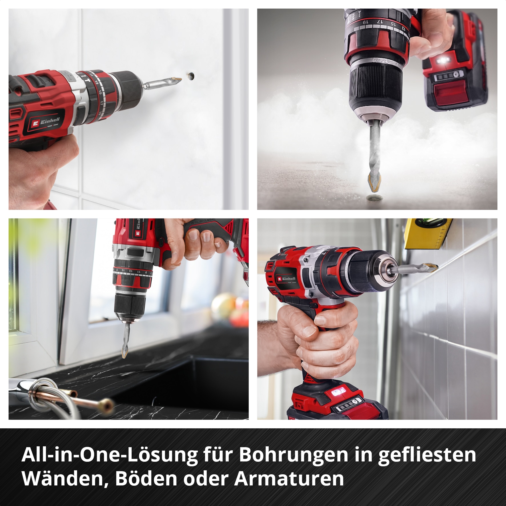 EINHELL Fliesenbohrer-Set, 51410, S-Case, 5-10 mm, 10-teilig EINHELL Fliesenbohrer-Set, 51410, S-Case, 5-10 mm, 10-teilig