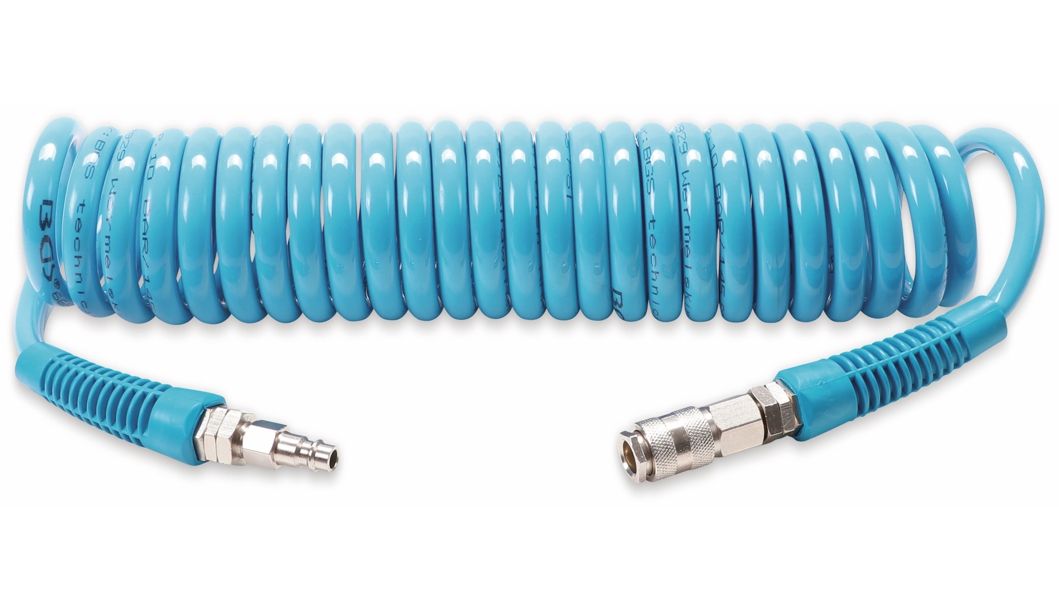 BGS TECHNIC Druckluft-Spiralschlauch 66541, Stecker/Kupplung, 6m BGS TECHNIC Druckluft-Spiralschlauch 66541, Stecker/Kupplung, 6m