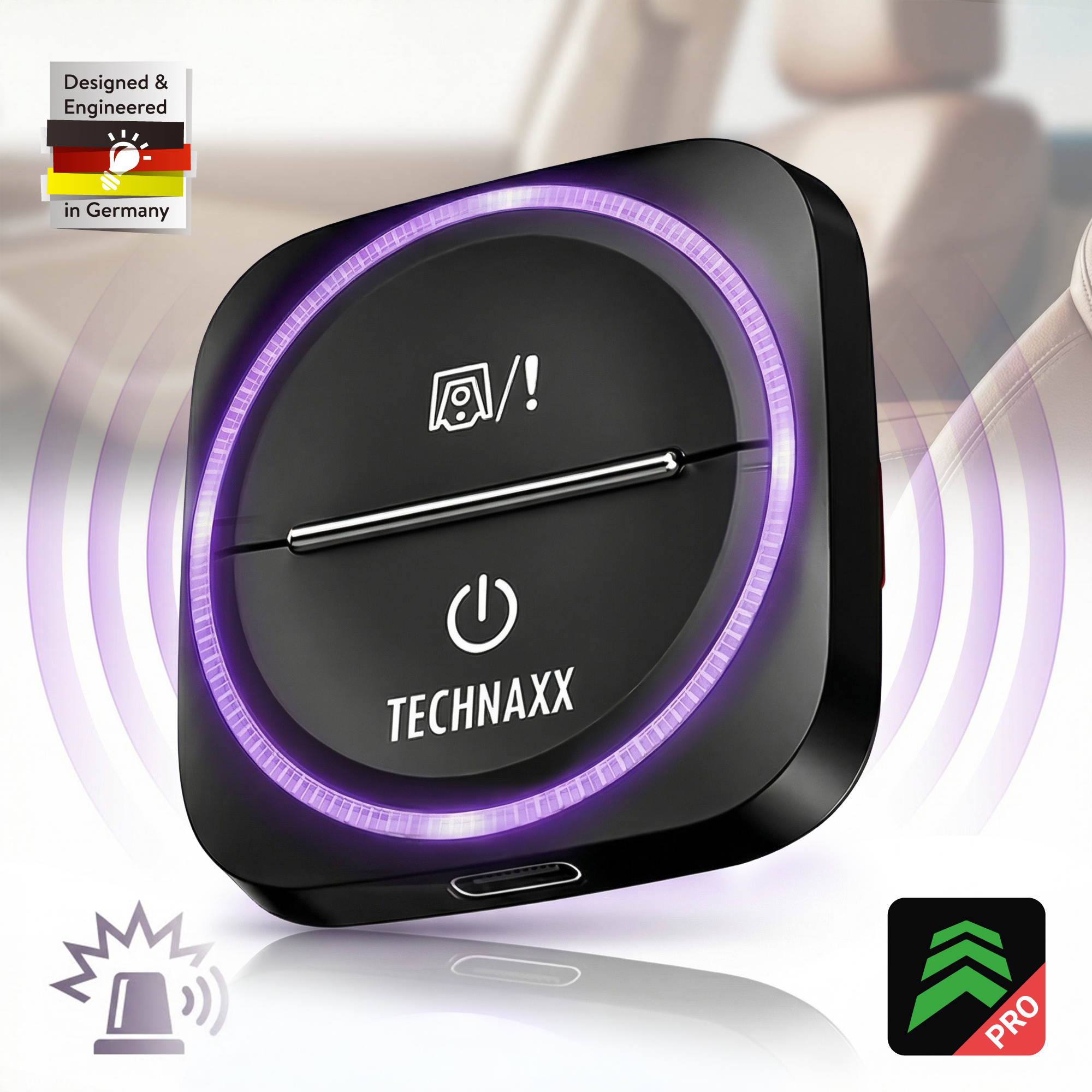 TECHNAXX Verkehrswarner Secure Drive Mini, TX-387 TECHNAXX Verkehrswarner, TX-387