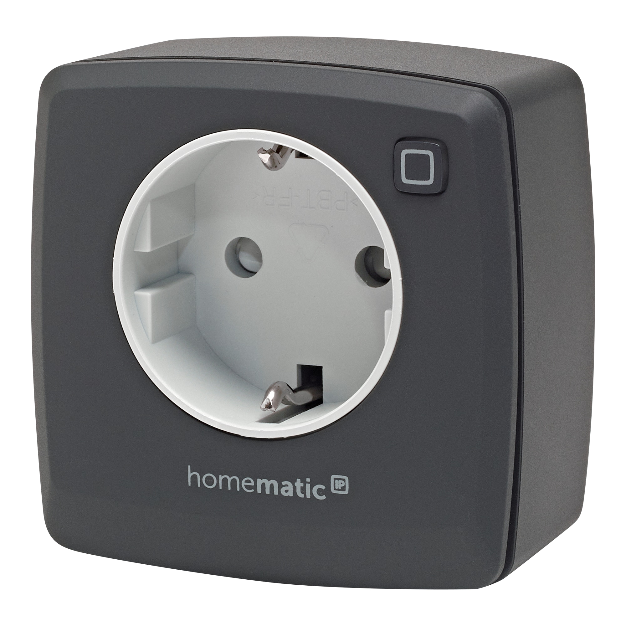 HOMEMATIC IP 161621A0, Dimmer-Steckdose, Phasenabschnitt, anthrazit HOMEMATIC IP 161621A0, Dimmer-Steckdose, Phasenabschnitt, anthrazit