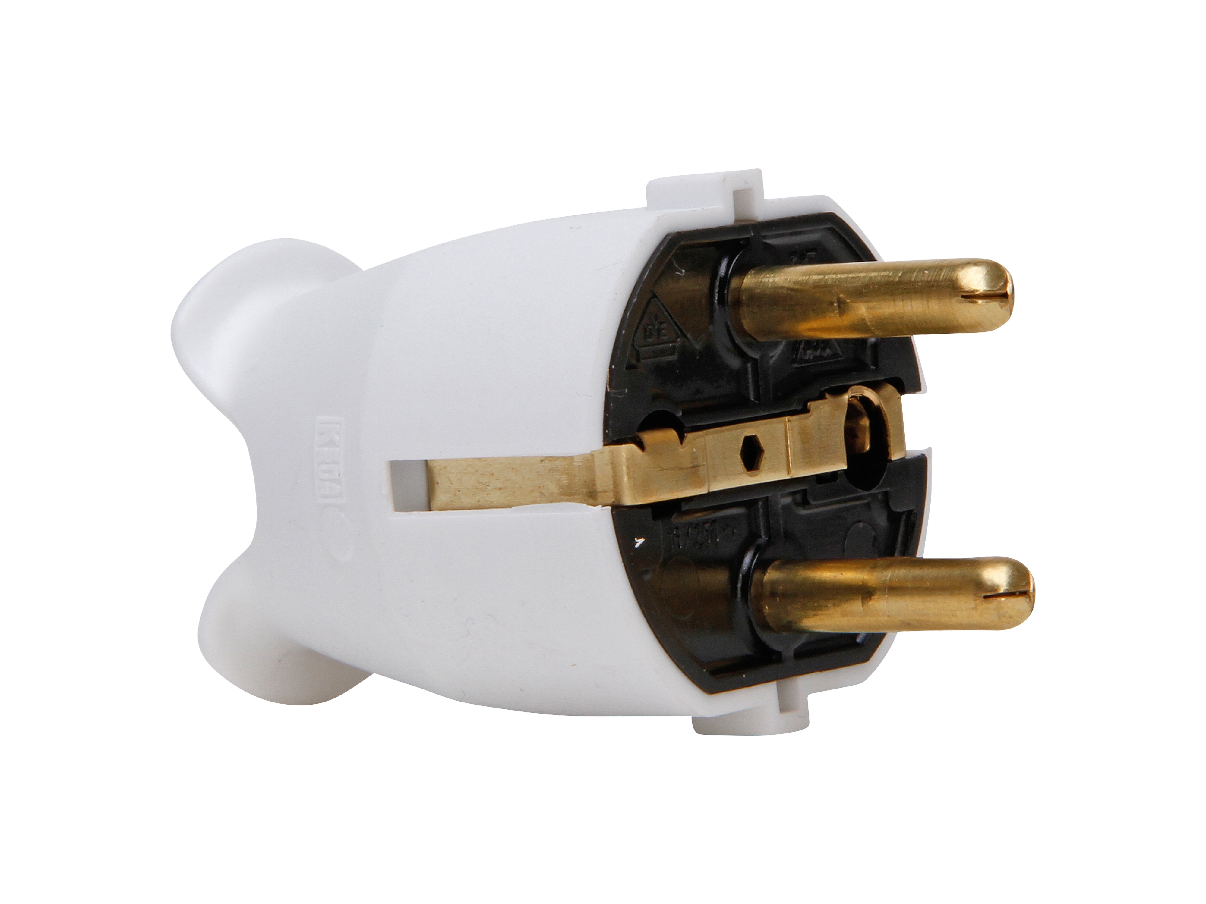 KOPP Schutzkontakt-Stecker 175701009, weiß KOPP Schutzkontakt-Stecker 175701009, weiß