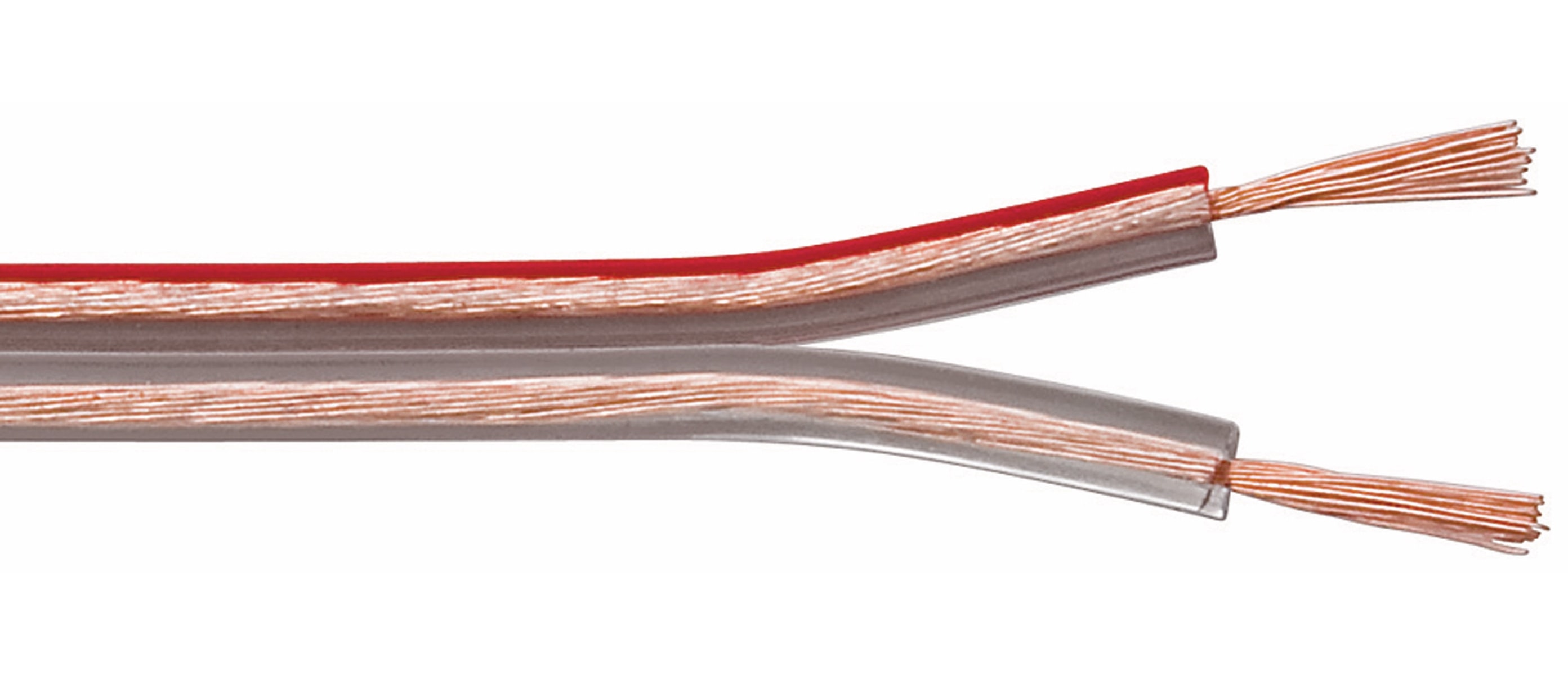 S-IMPULS Lautsprecherkabel, 2x2,5 mm², 50m, transparent, CCA