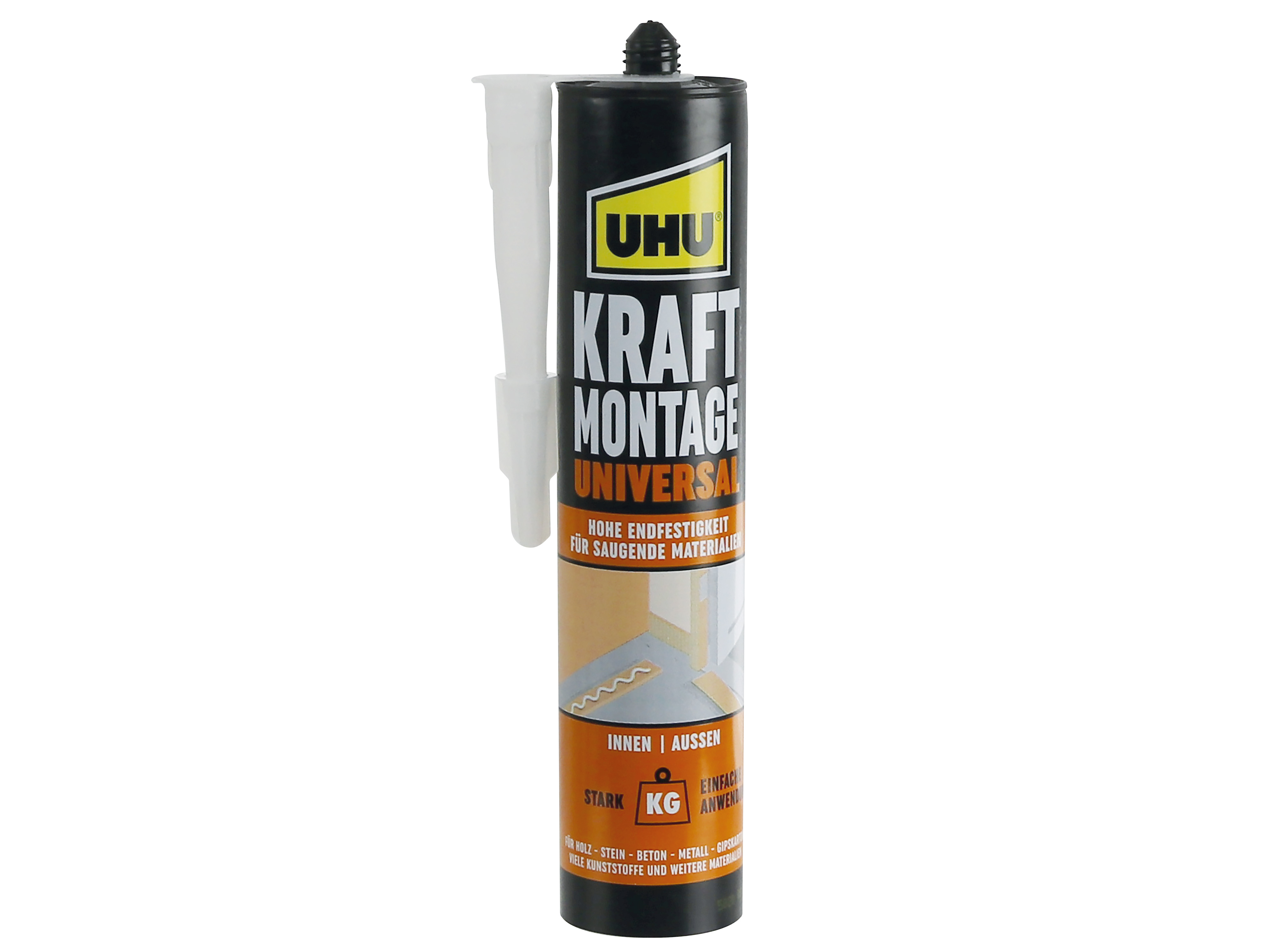 UHU Kraft, Montagekleber, 470g, für innen und aussen UHU Kraft, Montagekleber, 470g, für innen und aussen