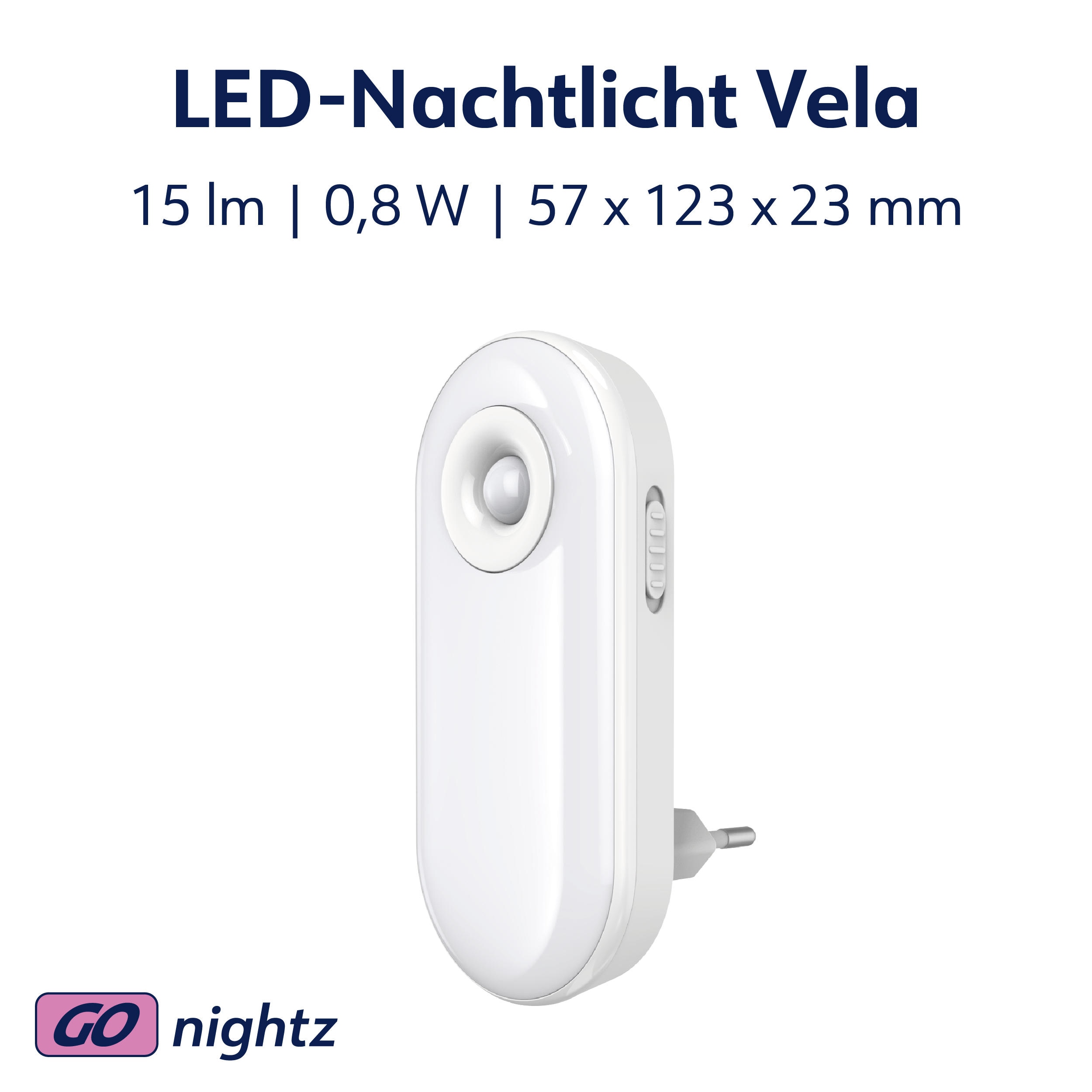 MÜLLER-LICHT LED-Orientierungslicht Vela, 27700060, mit Sensor für Steckdose MÜLLER-LICHT LED-Orientierungslicht Vela, 27700060, mit Sensor für Steckdose