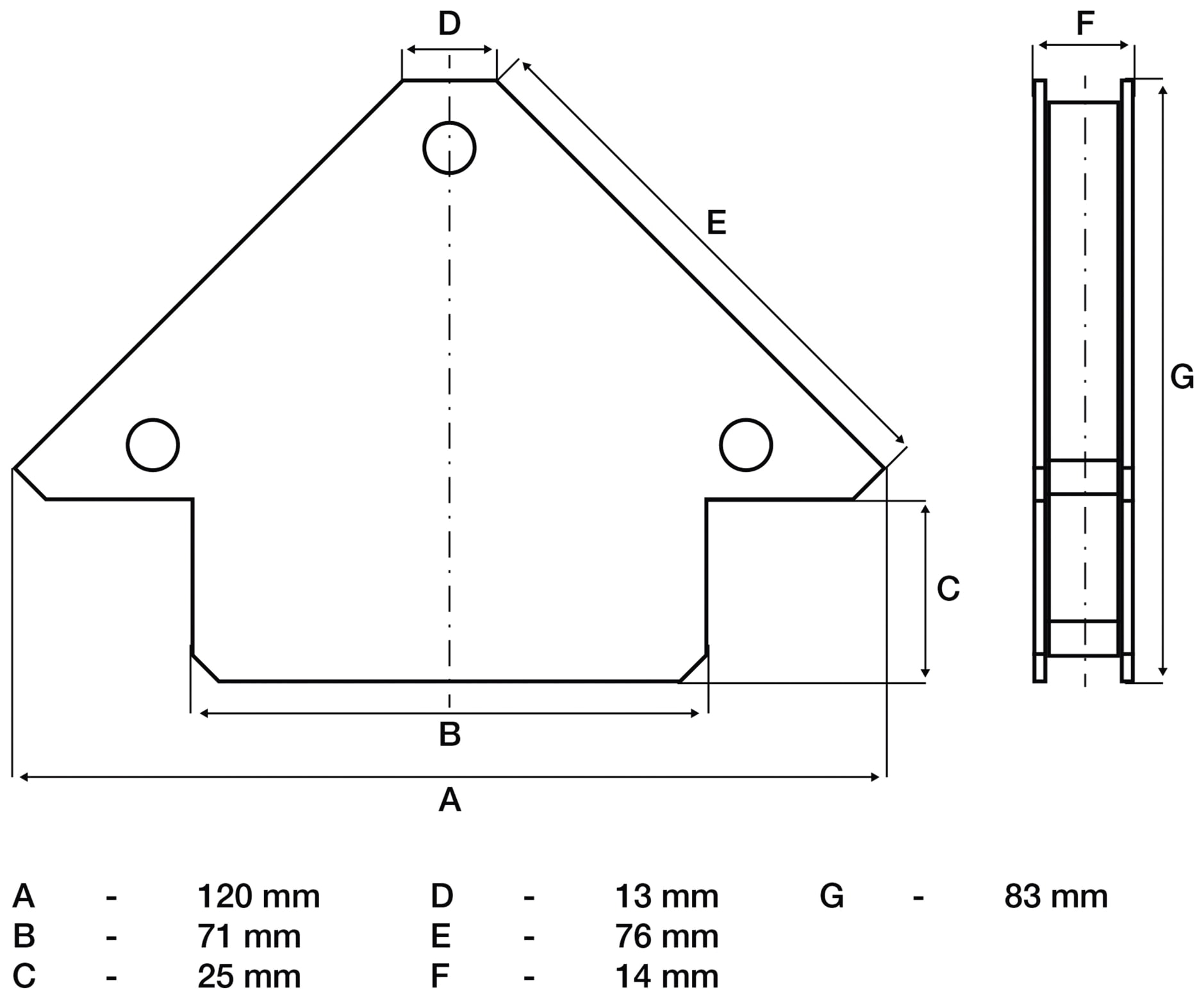 BGS TECHNIC Magnetischer Schweiß- und Montagewinkel 3007 120 mm BGS TECHNIC Magnetischer Schweiß- und Montagewinkel 3007 120 mm