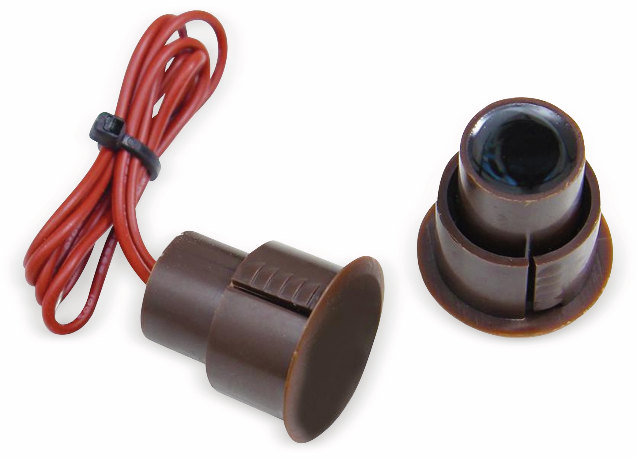 Türkontakt, Einbau, Ø 23 mm, 10 W, braun Türkontakt, Einbau, Ø 23 mm, 10 W, braun