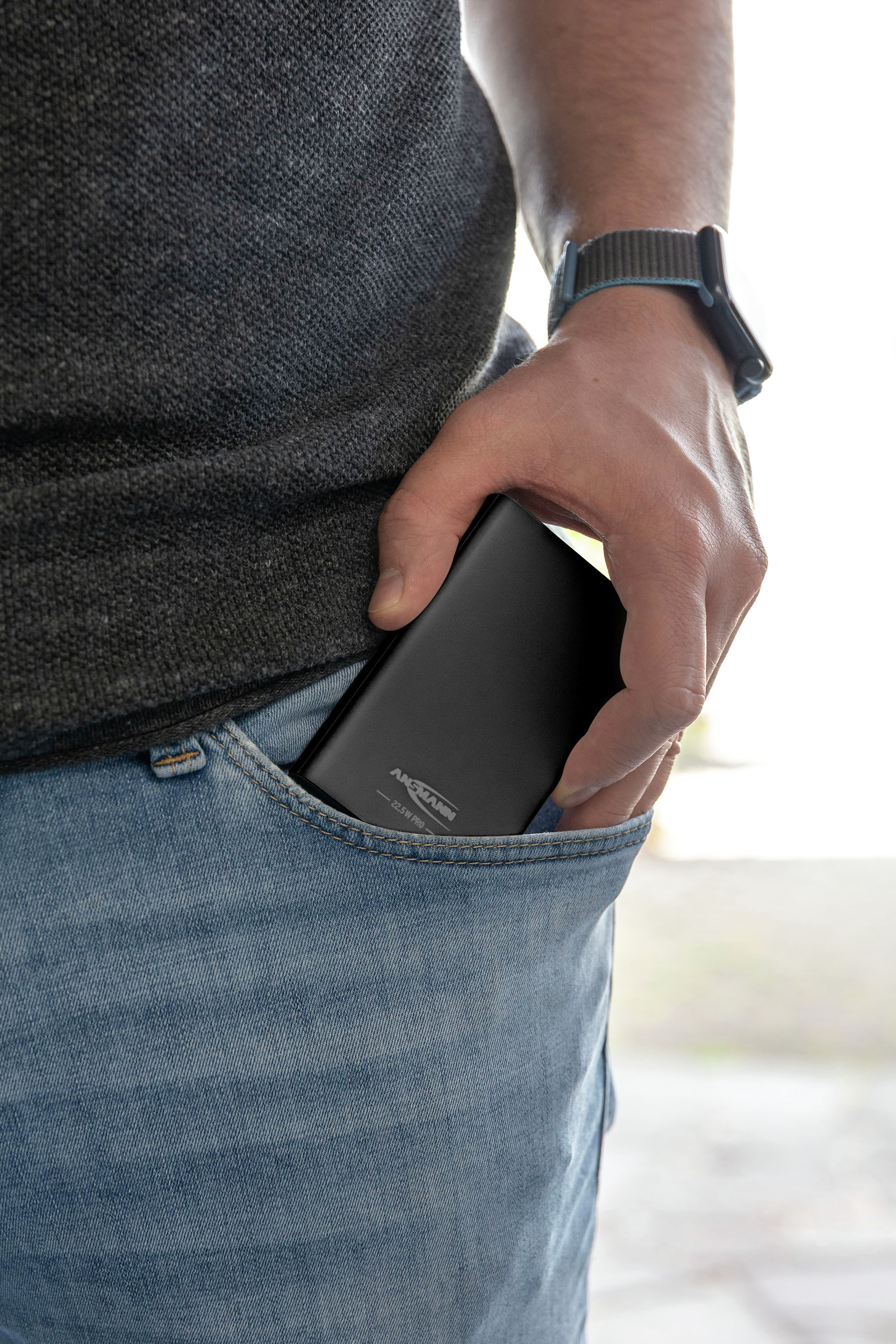 ANSMANN Powerbank PB222PD, 10.000 mAh, schwarz ANSMANN Powerbank PB222PD, 10.000 mAh, schwarz