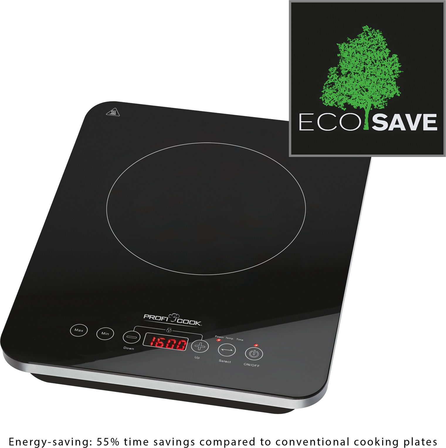PROFI COOK Induktions-Kochplatte PC-EKI 1062, 2000 W, schwarz PROFI COOK Induktions-Kochplatte PC-EKI 1062, 2000 W, schwarz