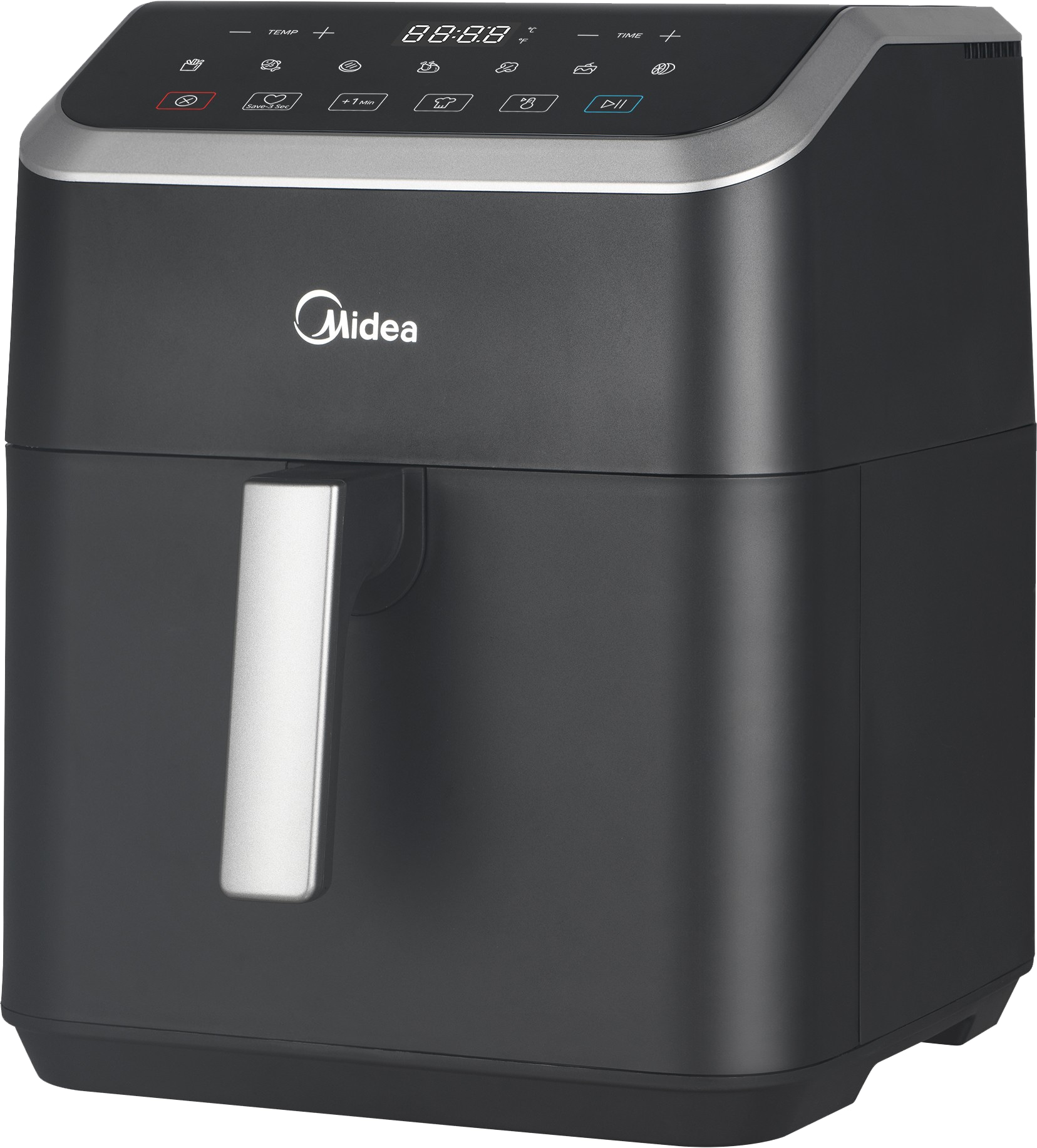 MIDEA Heißluftfritteuse MAD55000ADK, 5 L, 1600 W, schwarz