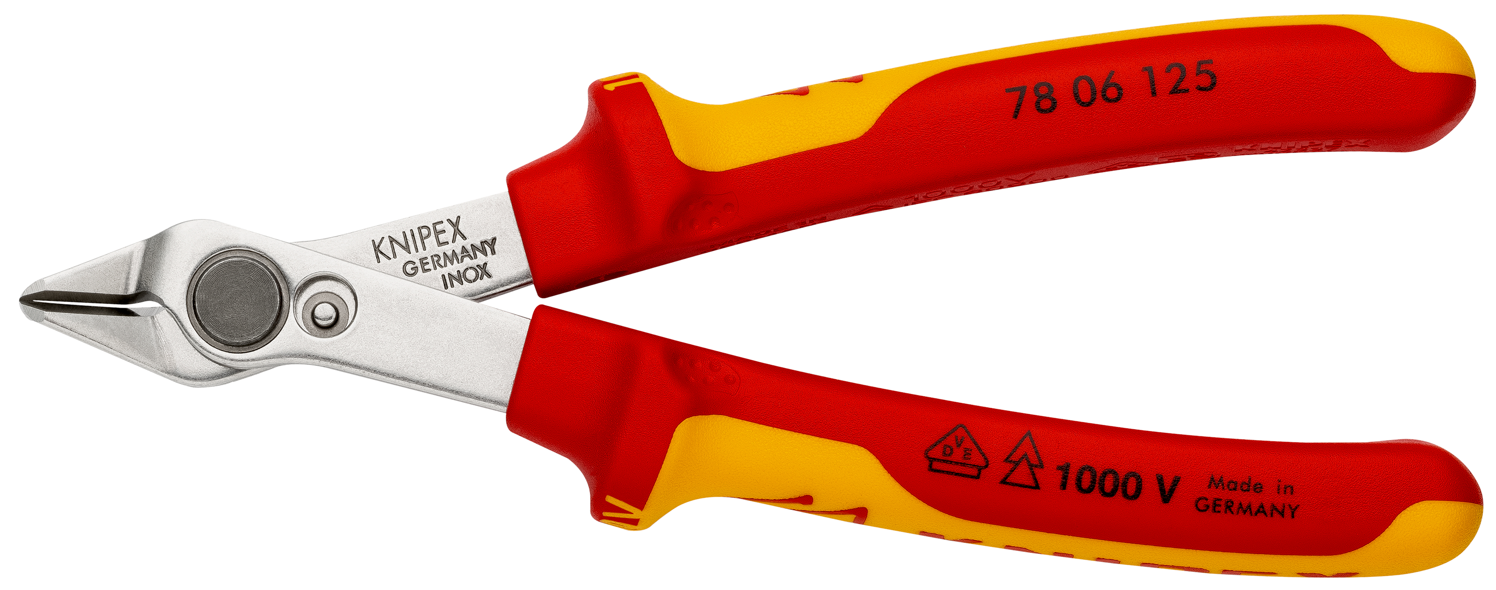 KNIPEX Seitenschneider Electronic Super Knips VDE, 78 06 125, 125 mm KNIPEX Seitenschneider Electronic Super Knips VDE, 78 06 125, 125 mm