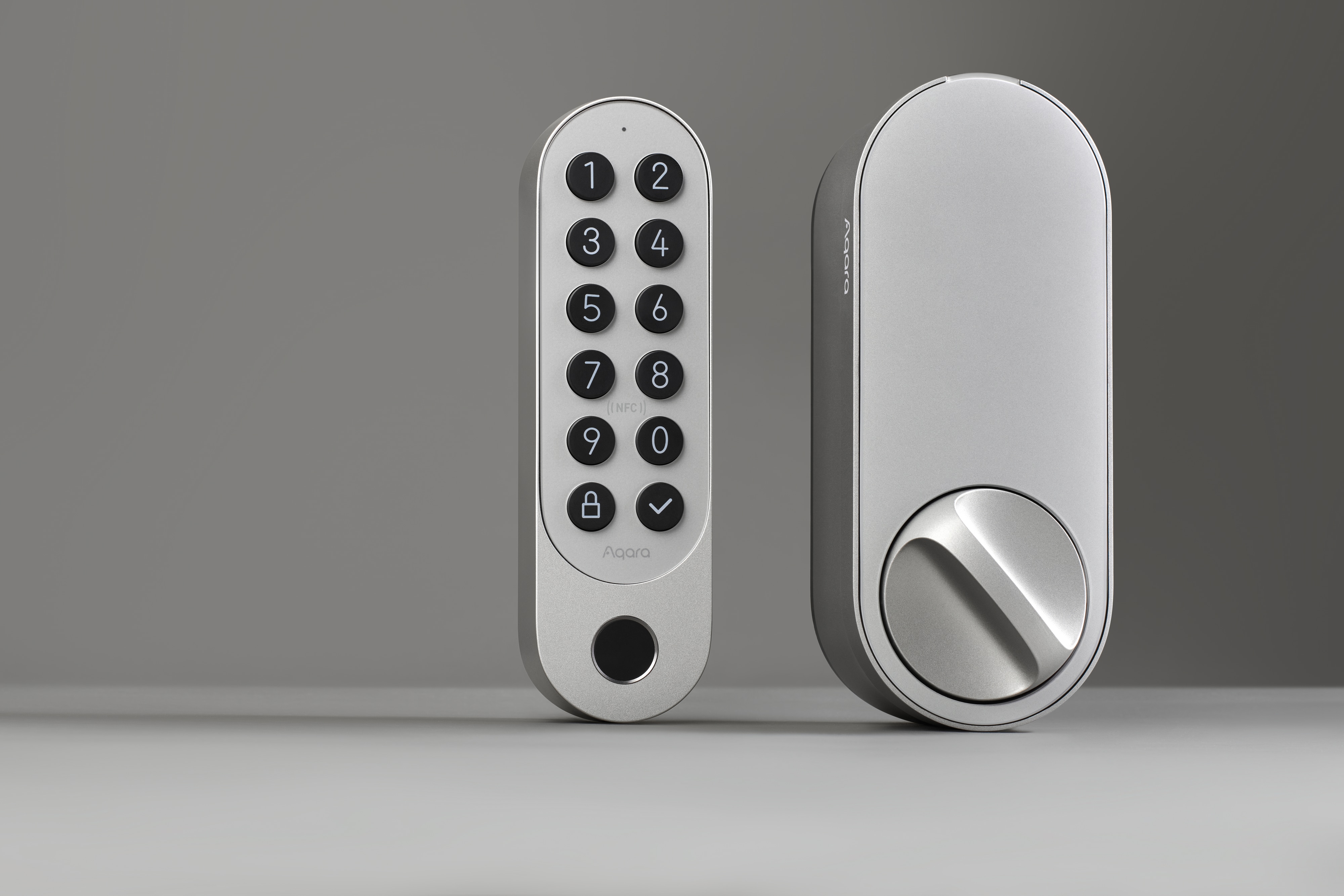AQARA Türschloss EL-D02DS, U2000, silber