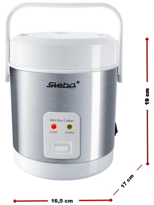 STEBA Mini-Reiskocher RK 4 M, 0,9 L, Antihaftbeschichtung, 200W STEBA Mini-Reiskocher RK 4 M, 0,9 L, Antihaftbeschichtung, 200W