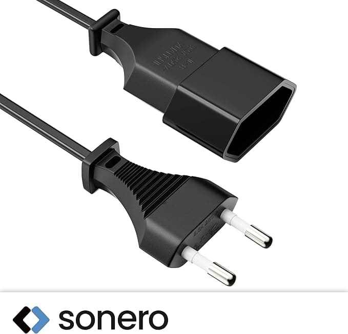 SONERO Netzkabel Verlängerung, X-ESG-ESB-030B, gerade, schwarz, 3m SONERO Netzkabel Verlängerung, X-ESG-ESB-030B, gerade, schwarz, 3m