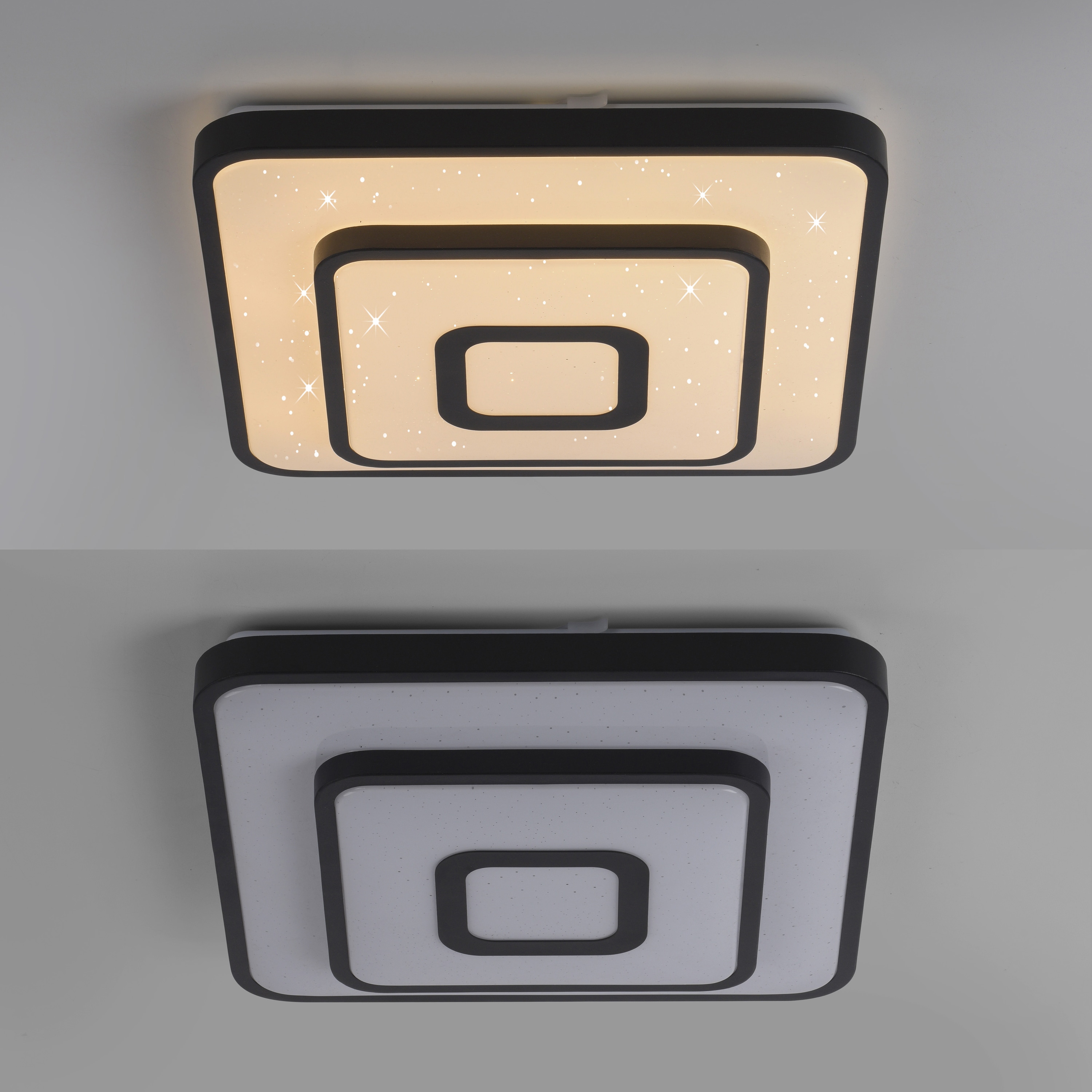JUST LIGHT LED-Deckenleuchte 15455-18, 17W, 3000K, 1900lm, warmewiß, IP20, schwarz JUST LIGHT LED-Deckenleuchte 15455-18, 17W, 3000K, 1900lm, warmewiß, IP20, schwarz