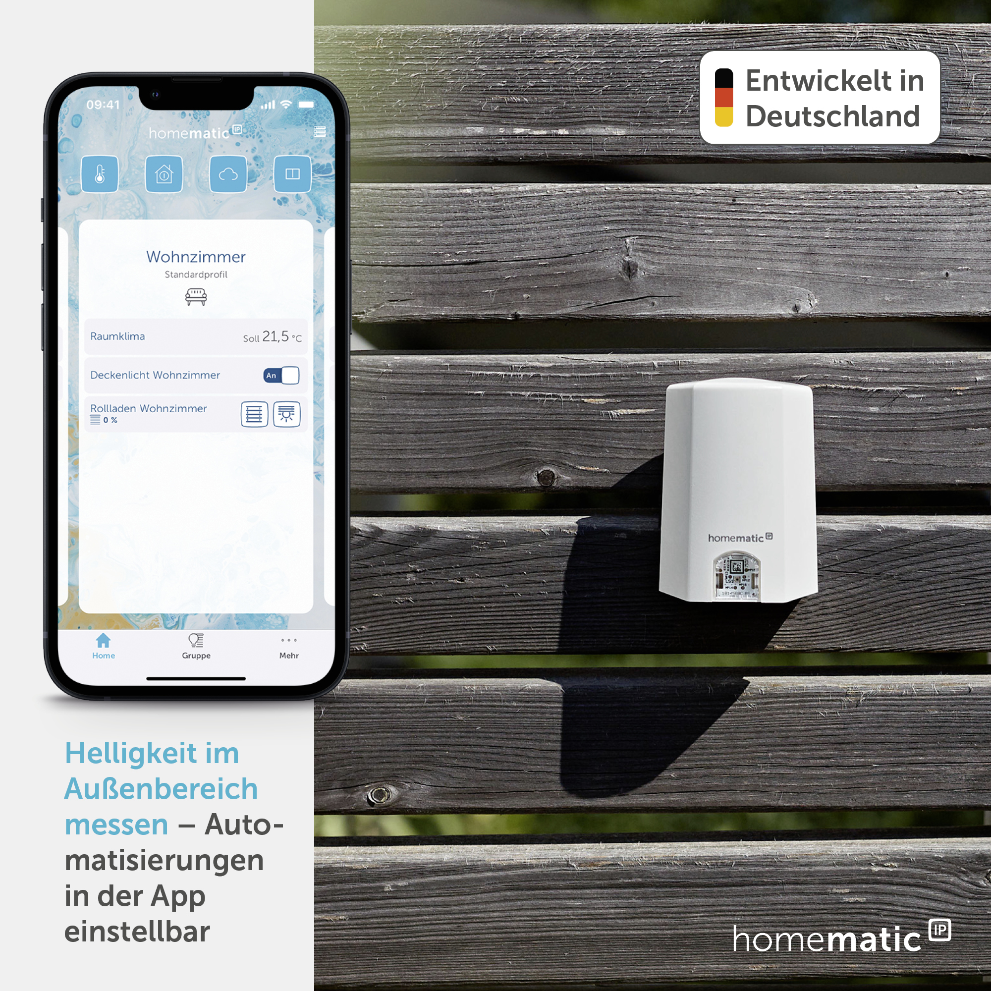 HOMEMATIC IP Smart Home 151566A0 Lichtsensor außen HOMEMATIC IP Smart Home 151566A0 Lichtsensor außen