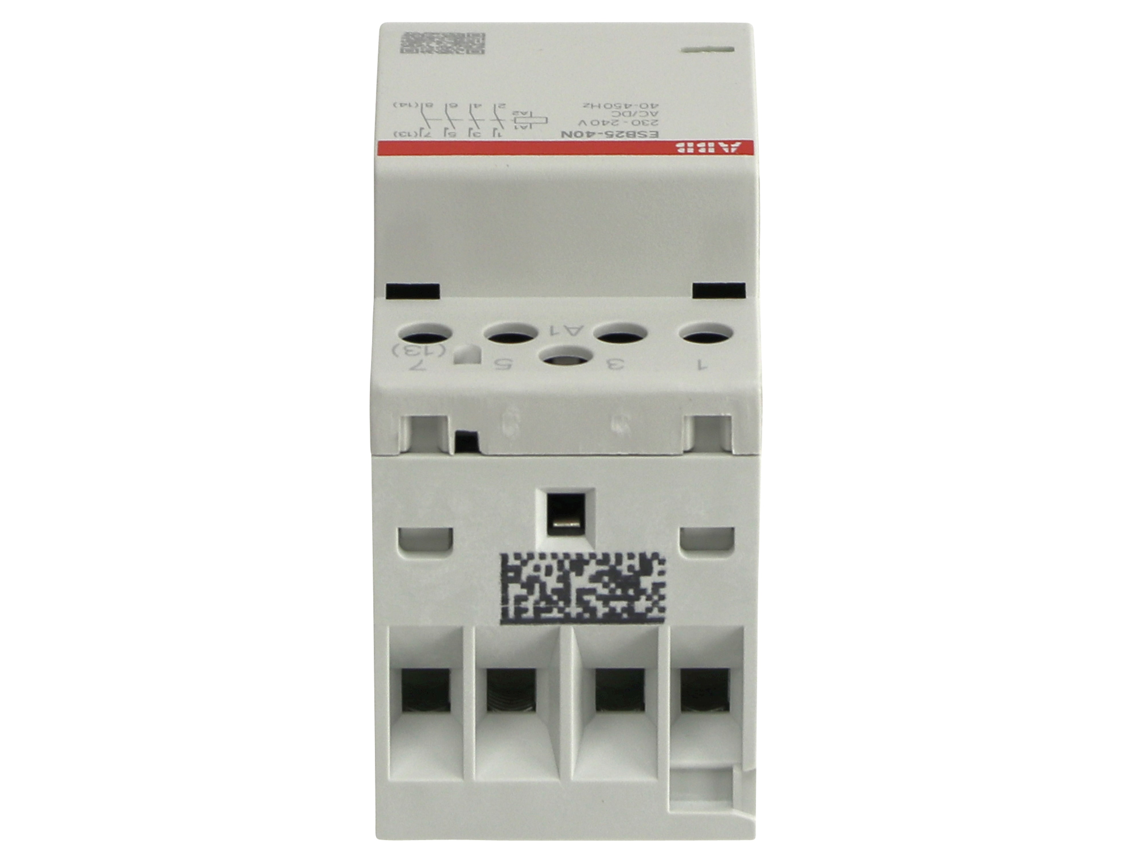 ABB Installationsschütz ESB25-40N-06, 25 A, 4S/0Ö, 230...240 V ABB Installationsschütz ESB25-40N-06, 25 A, 4S/0Ö, 230...240 V