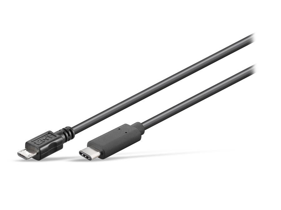 GOOBAY USB 2.0 Adapterkabel Micro-B/C, 0,2 m GOOBAY USB 2.0 Adapterkabel Micro-B/C, 0,2 m