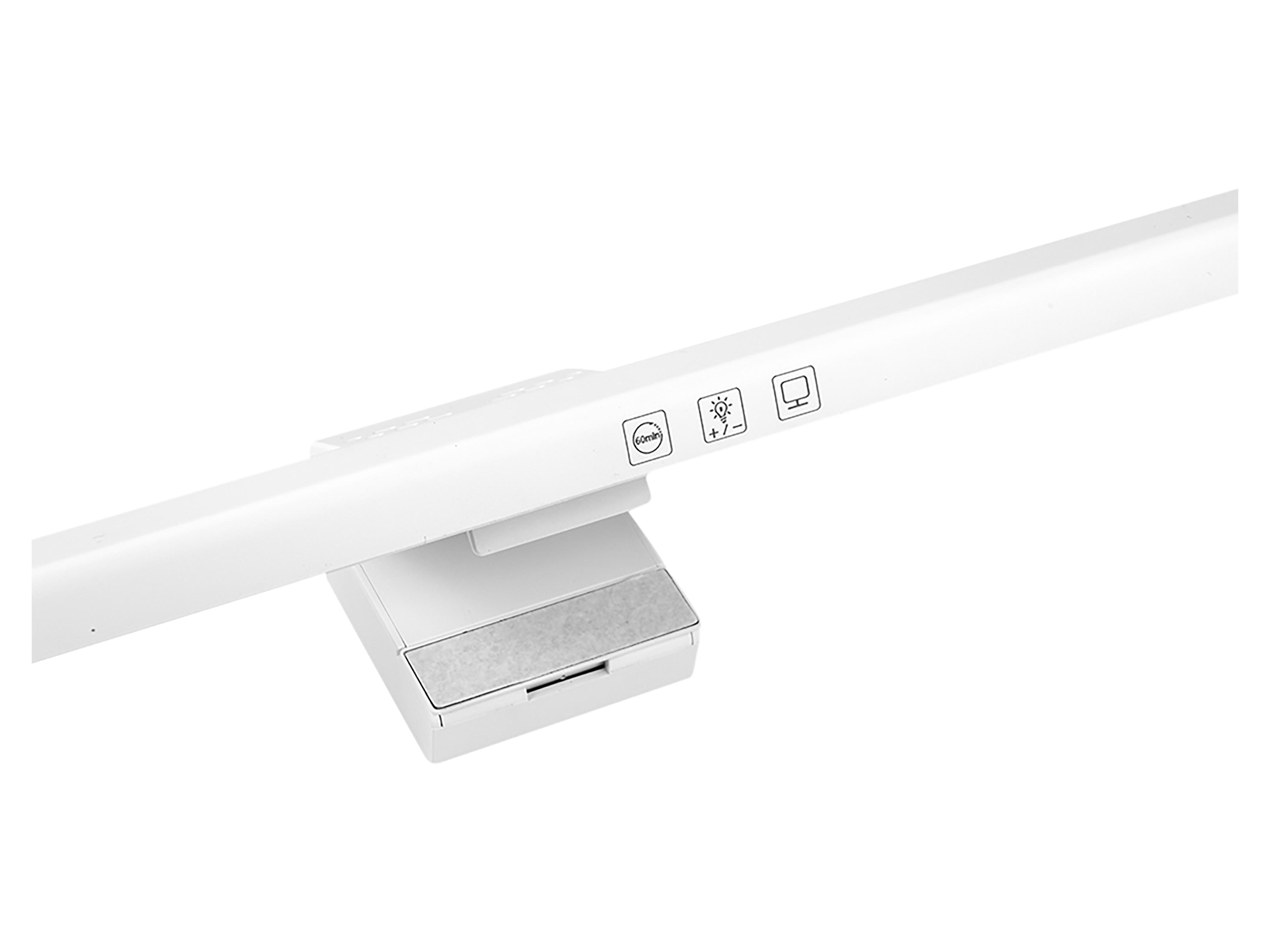 LUXULA LED-Monitorleuchte, 5W, EEK: G, 250lm, CCT, IP20, Touch Control, weiß, 50 cm