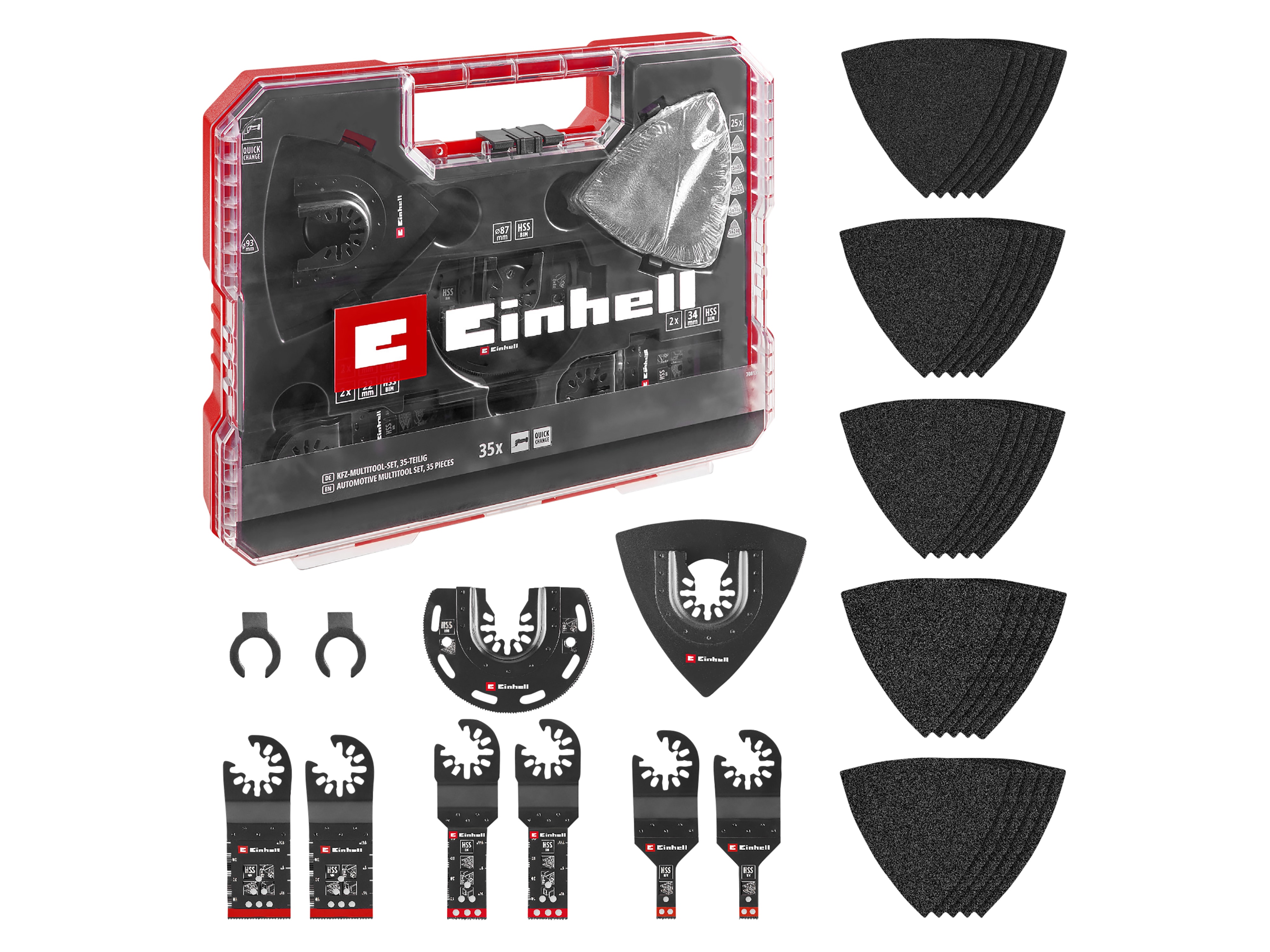 EINHELL Multitool-Set, 708135, XL-PLUS-Case, 35-teilig EINHELL Multitool-Set, 708135, XL-PLUS-Case, 35-teilig