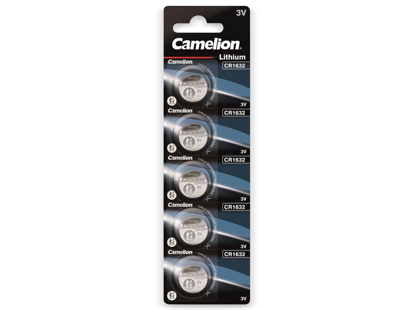 CAMELION Knopfzelle CR1632, 5 St.