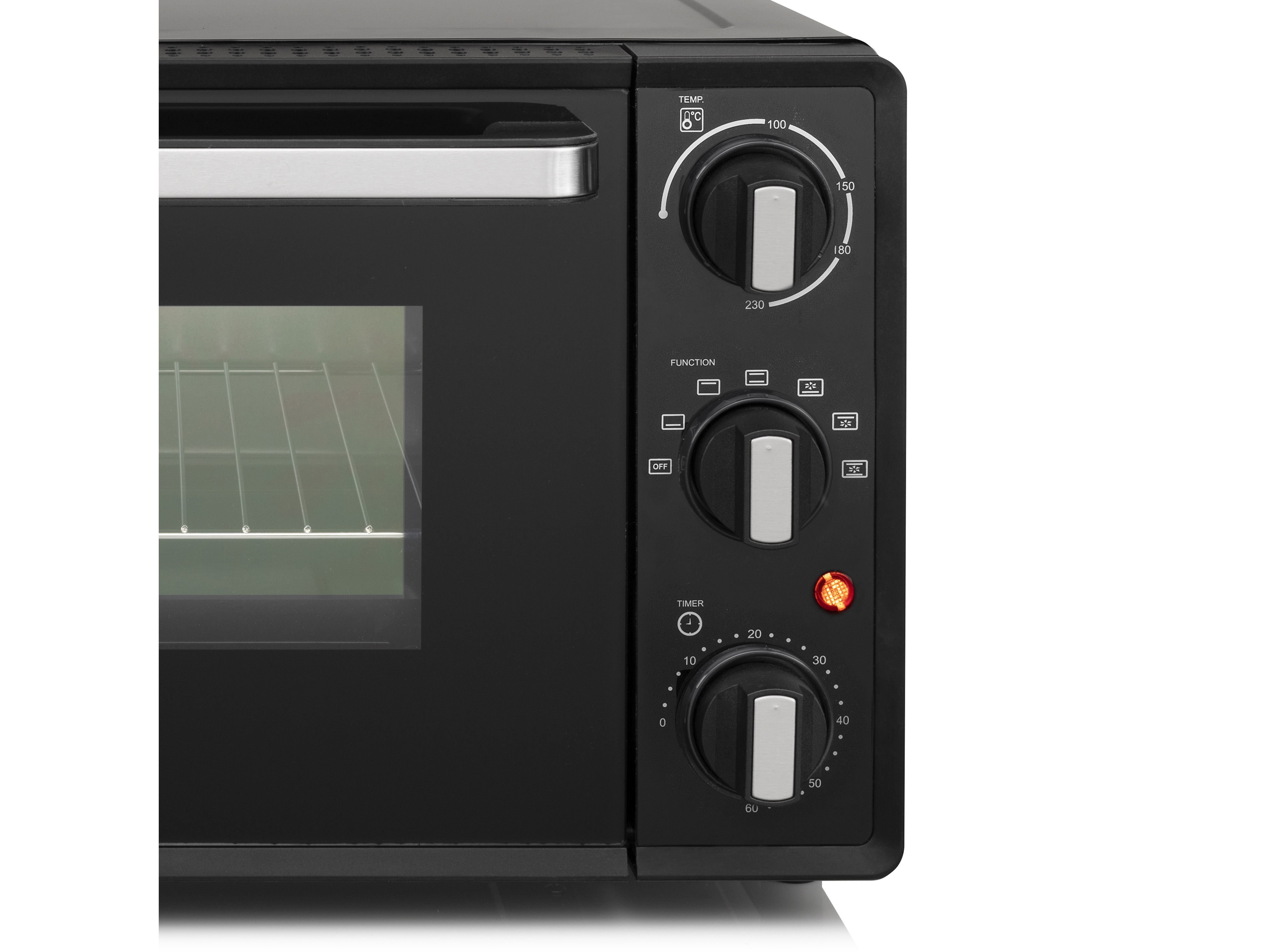 TRISTAR Mini-Backofen OV-3622, 19 L, 800 W, Heißluft, schwarz TRISTAR Mini-Backofen OV-3622, 19 L, 800 W, Heißluft, schwarz
