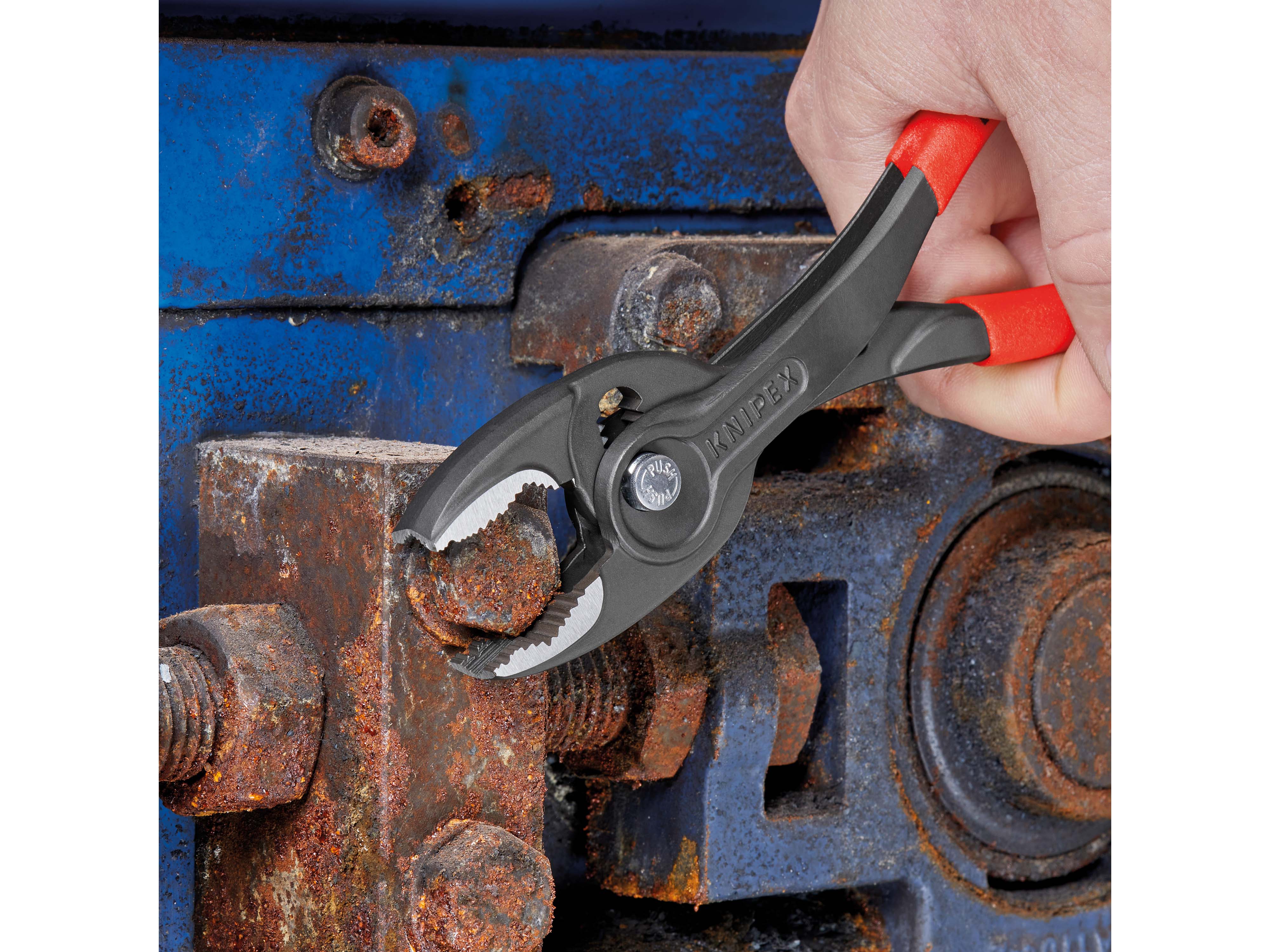 KNIPEX Frontgreifzange, TwinGrip, 200 mm, 82 01 200 KNIPEX Frontgreifzange, TwinGrip, 200 mm, 82 01 200