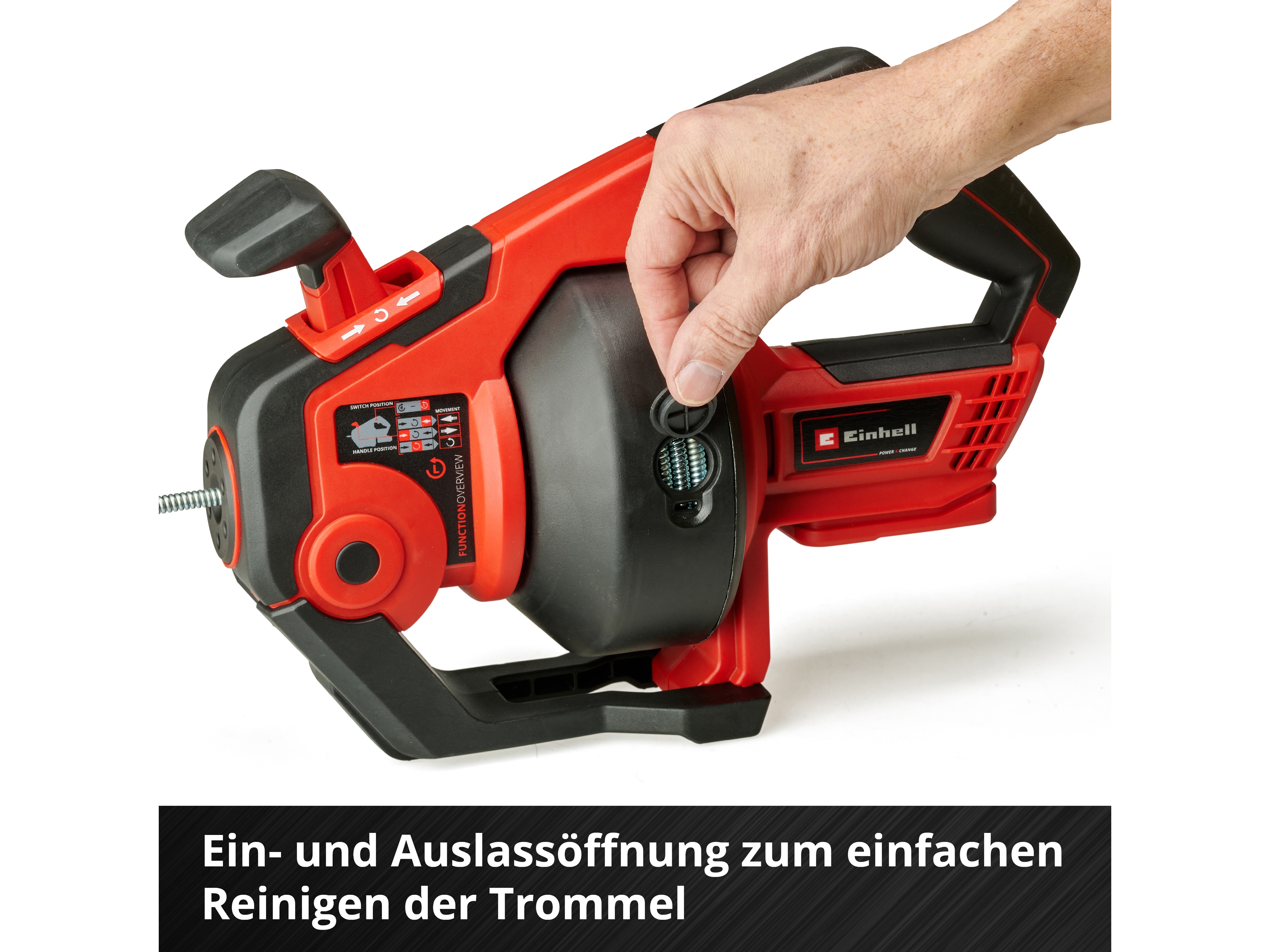 EINHELL Akku-Rohrreiniger TE-DA 18/760 Li Solo