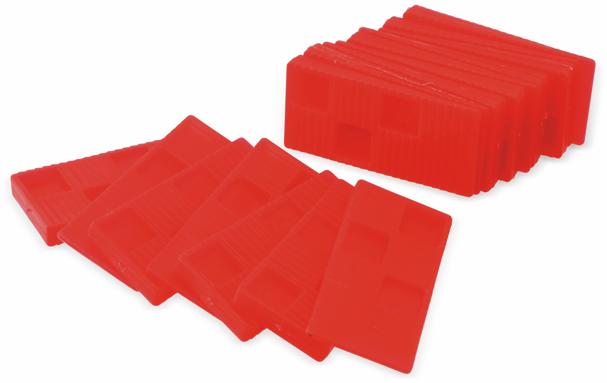 Universal-Montagekeile, Kunststoff, 16 Stück, rot Universal-Montagekeile, Kunststoff, 16 Stück, rot