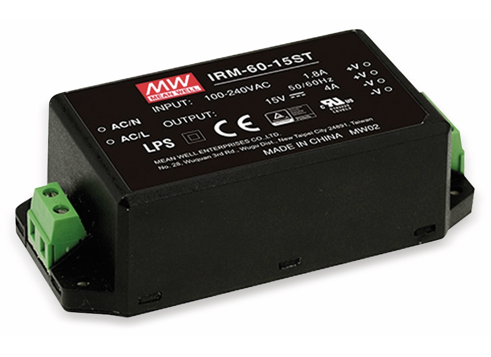 MEAN WELL AC/DC-Printnetzteil IRM-60-5ST, 5 V-/10 A, 50 W MEAN WELL AC/DC-Printnetzteil IRM-60-5ST, 5 V-/10 A, 50 W