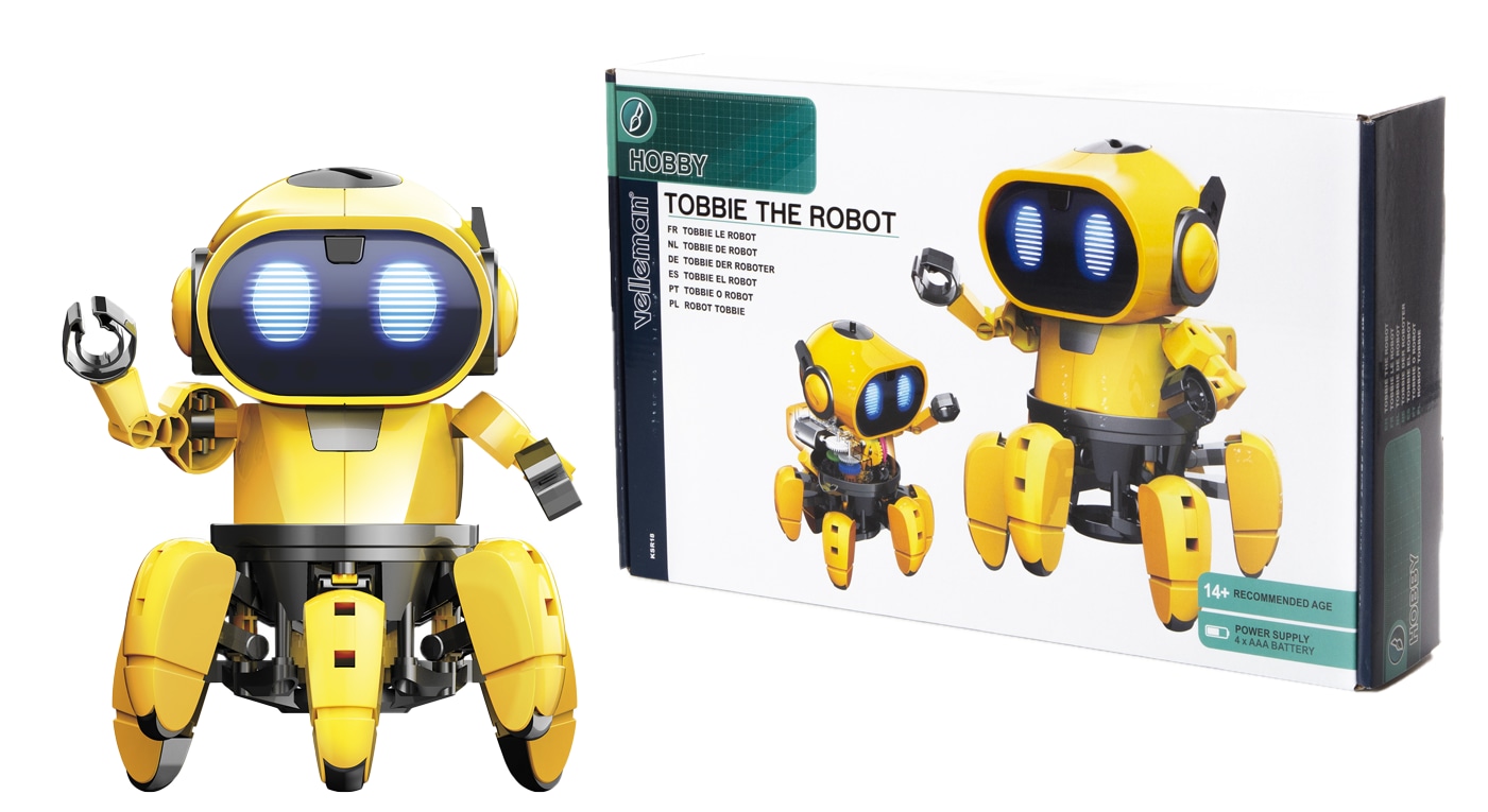 VELLEMAN Roboterbausatz Tobbie der Roboter VELLEMAN Roboterbausatz Tobbie der Roboter