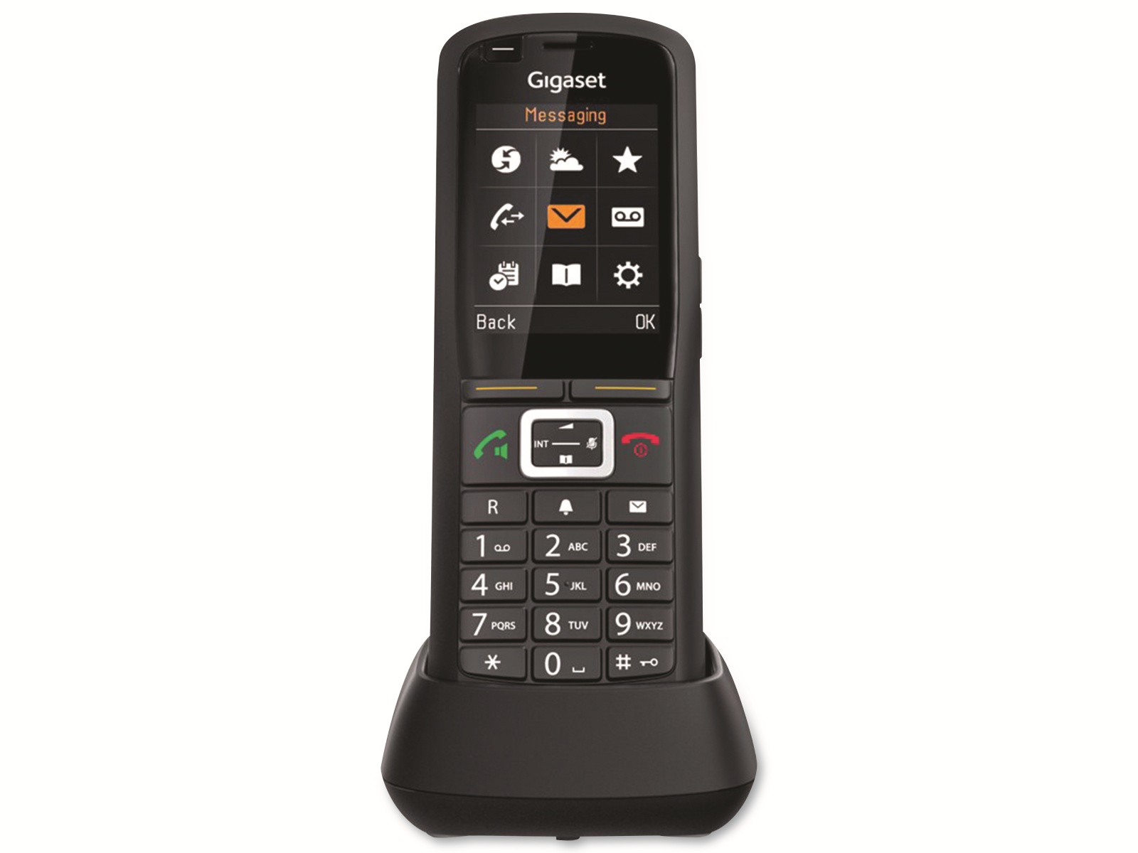 GIGASET Telefon R700H Pro, schwarz GIGASET Telefon R700H Pro, schwarz