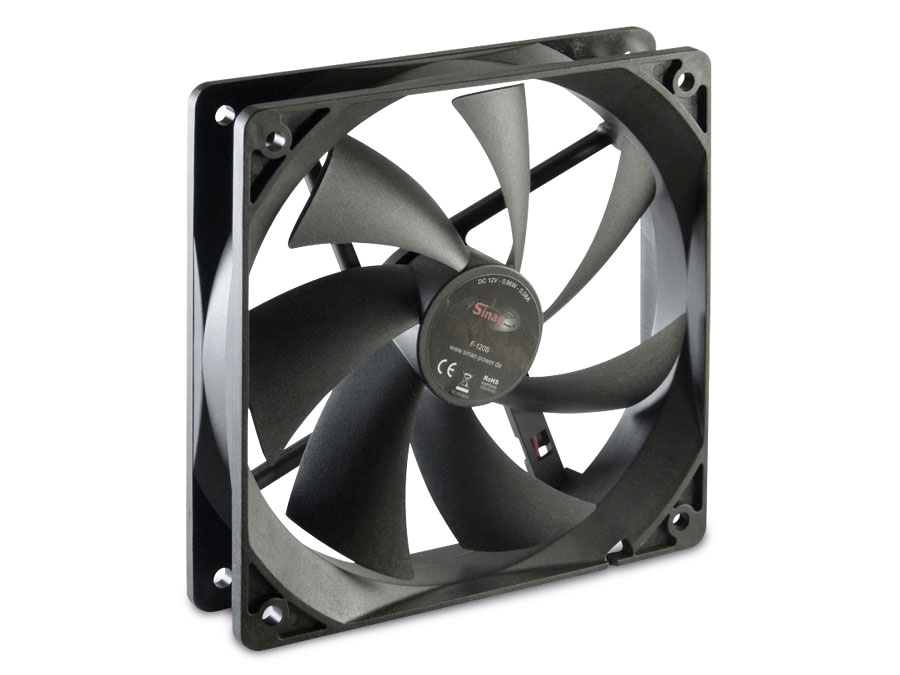 SINANPOWER PC-Lüfter F-120-S, 120x120x25 mm, 12 V- SINANPOWER PC-Lüfter F-120-S, 120x120x25 mm, 12 V-