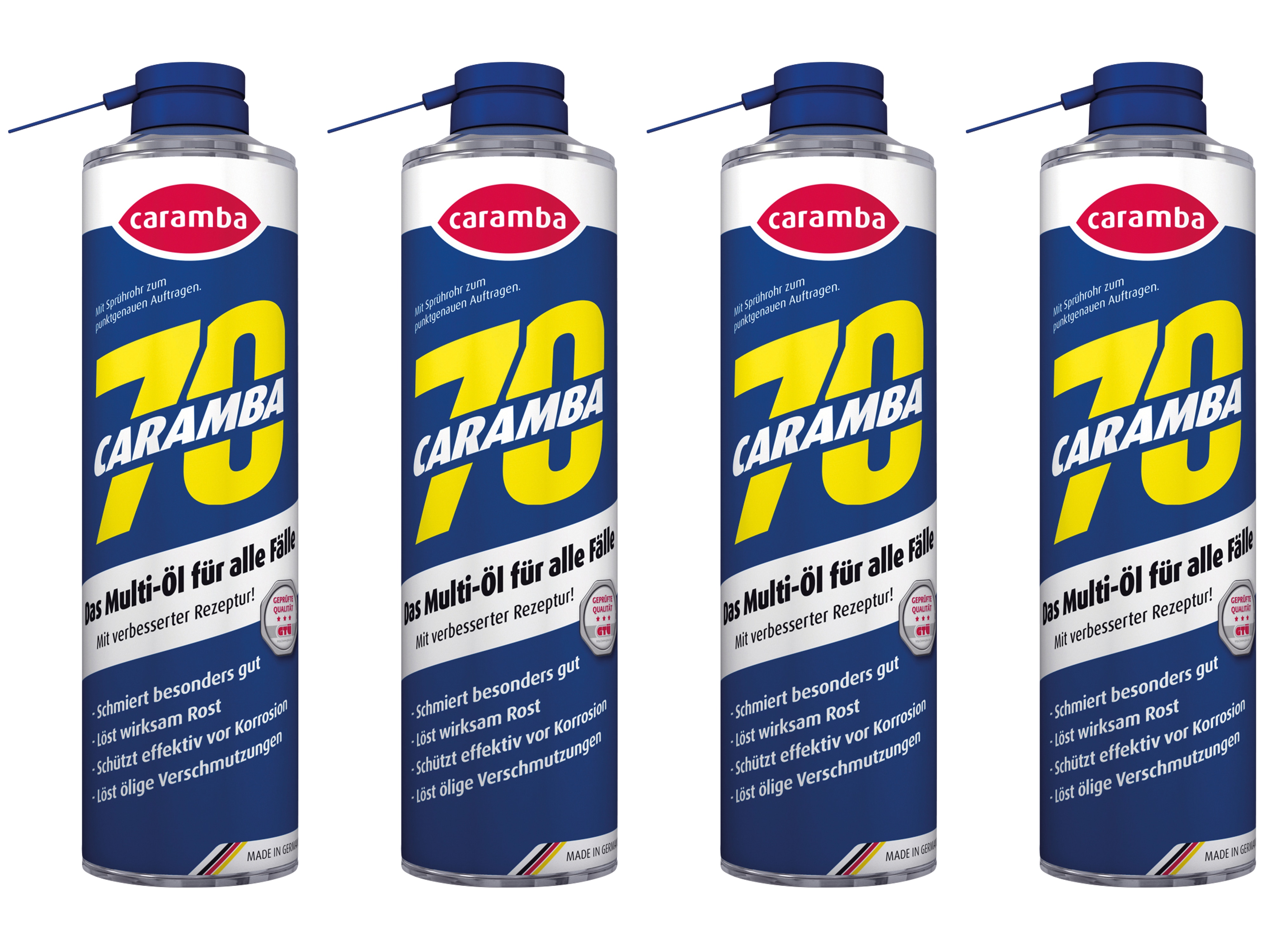 CARAMBA Spray Multi-Öl, 70, 400 ml, 4 Stück CARAMBA Spray Multi-Öl, 70, 400 ml, 4 Stück
