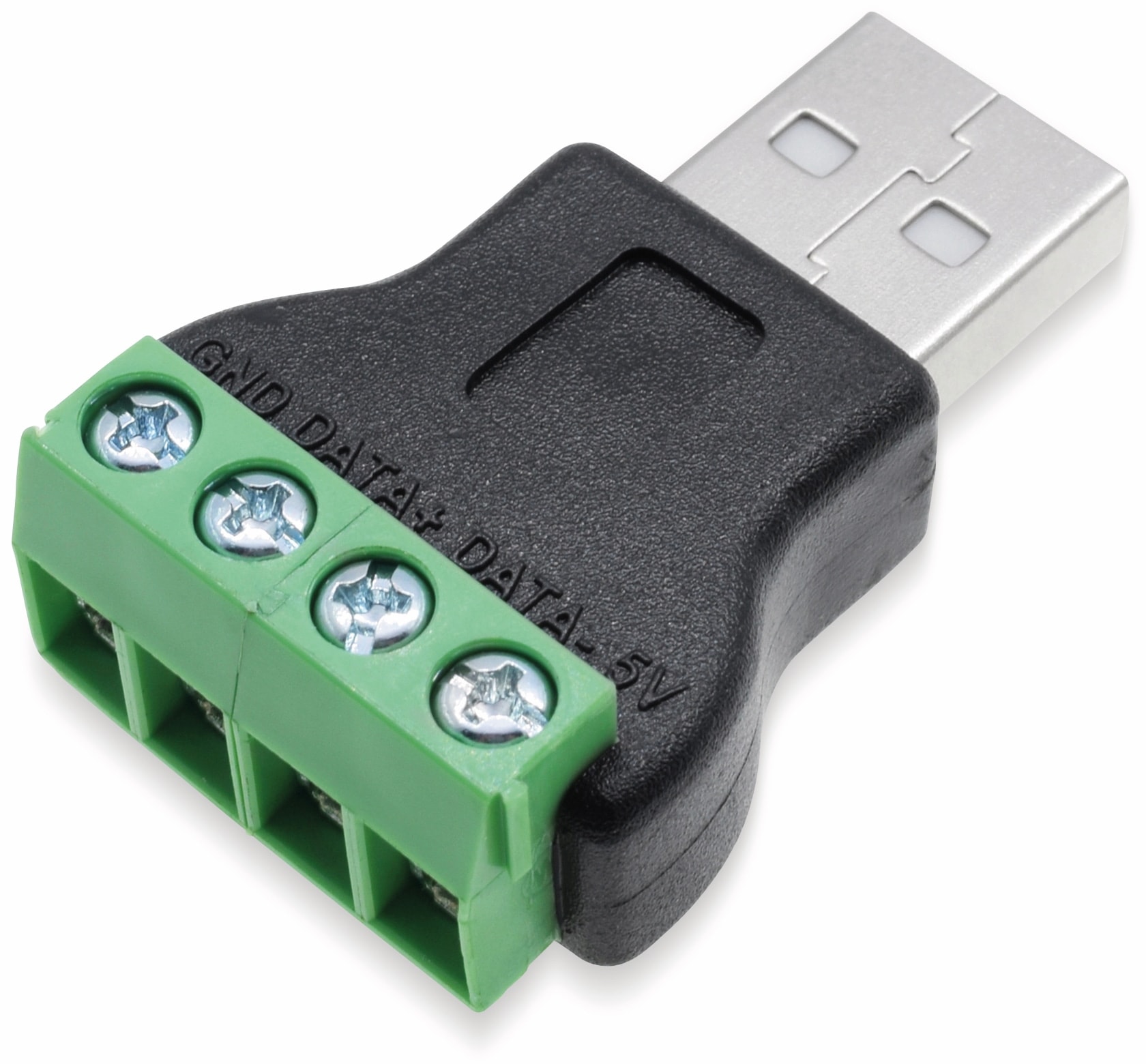 Steckverbinder, USB A, Schraubanschluss, Stecker Steckverbinder, USB A, Schraubanschluss, Stecker