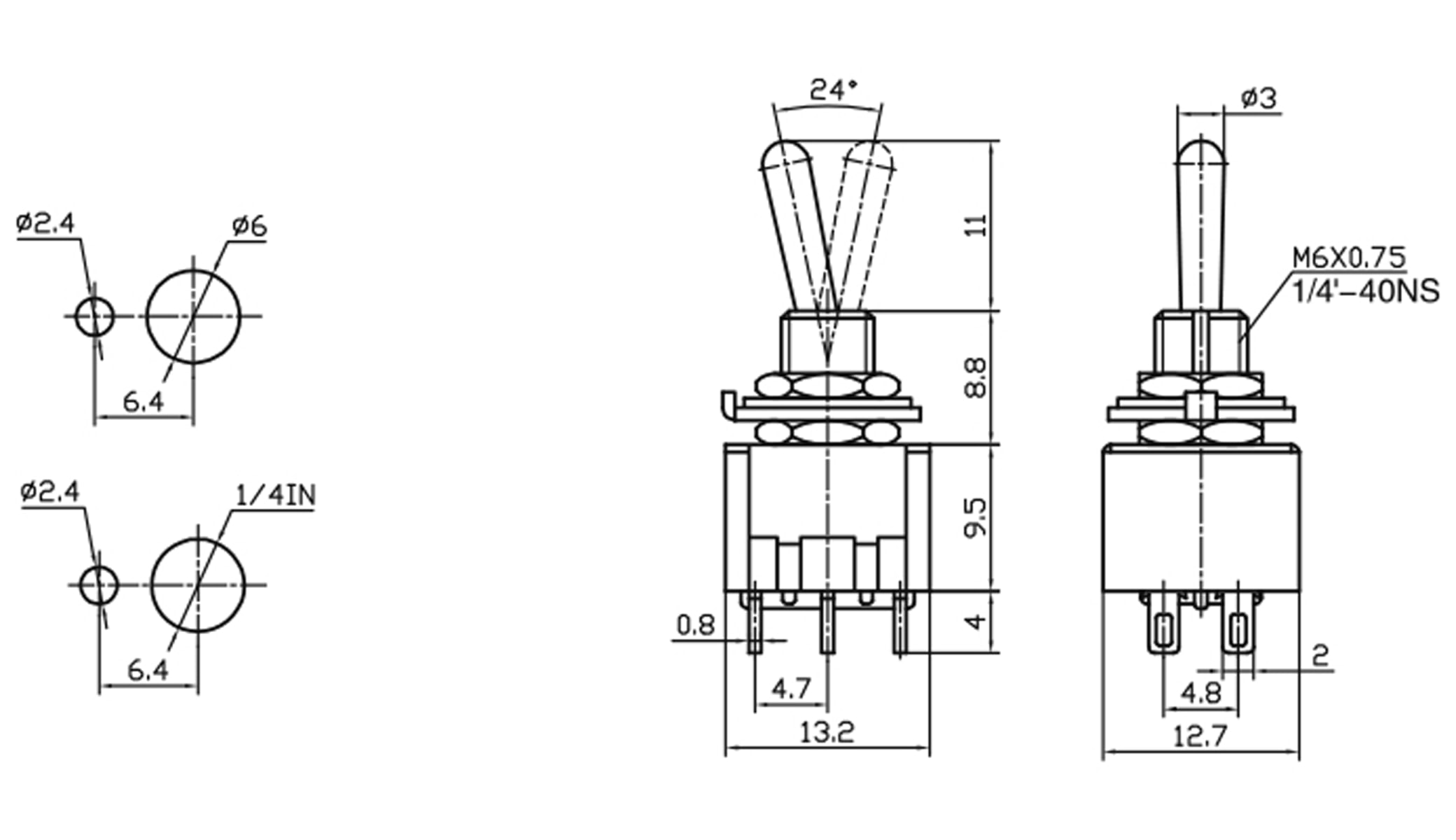 Kipptaster MTS-212-A1 Kipptaster MTS-212-A1