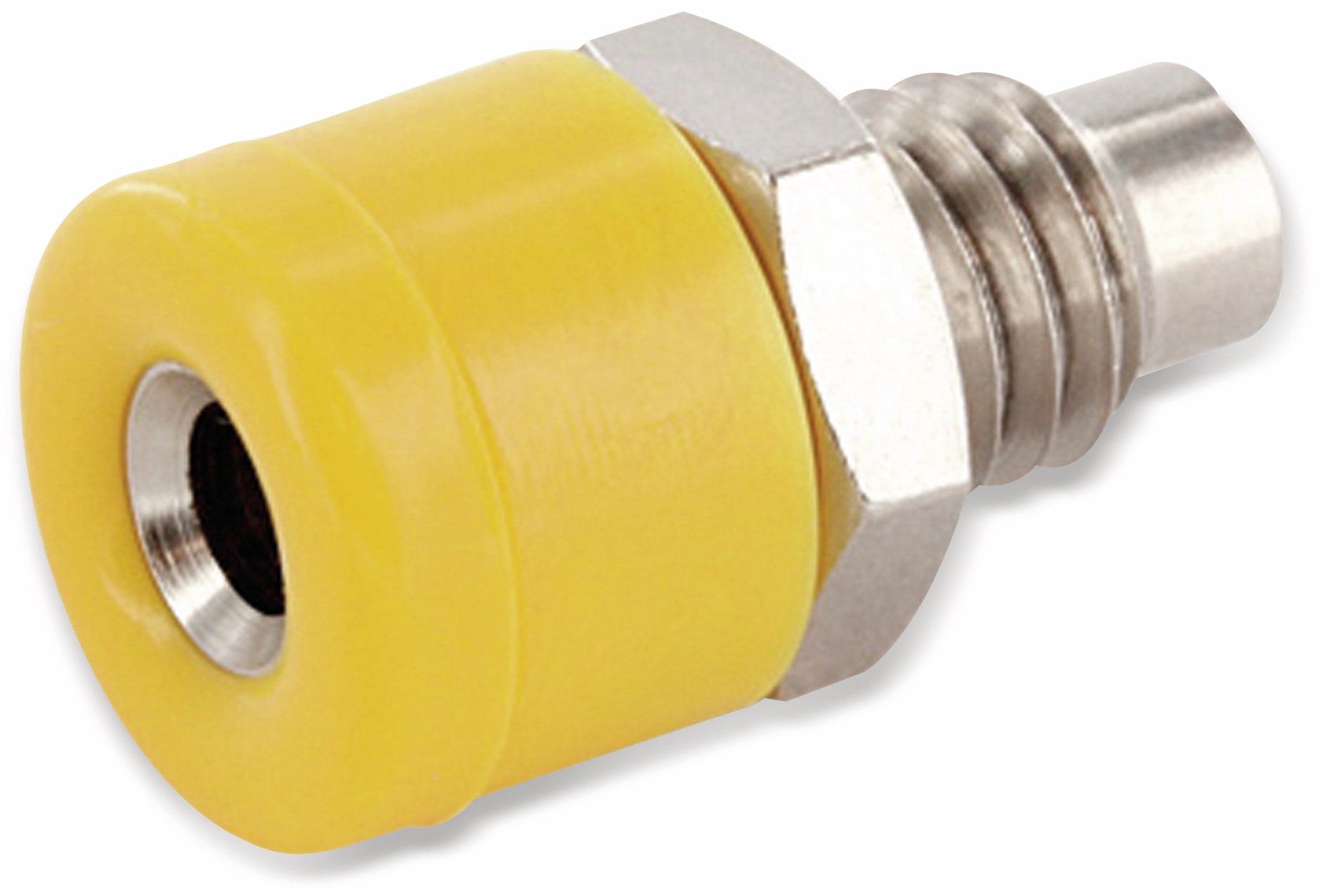 SCHNEPP Zwerg-Einbaubuchse, 2,6 mm, gelb ECON CONNECT Zwerg-Einbaubuchse, 2,6 mm, gelb