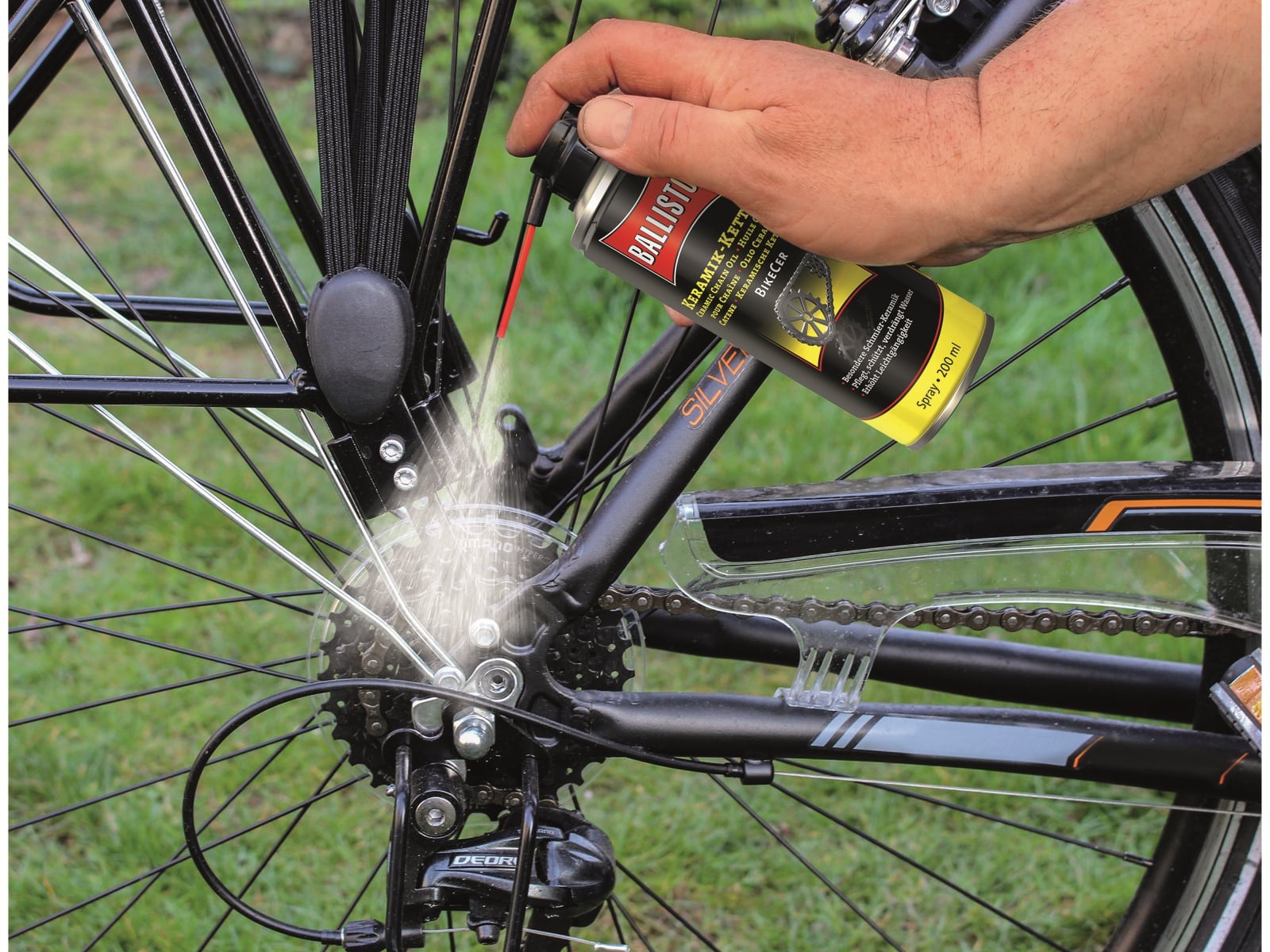 BALLISTOL Keramik-Kettenöl Spray BikeCer, 200 ml BALLISTOL Keramik-Kettenöl Spray BikeCer, 200 ml