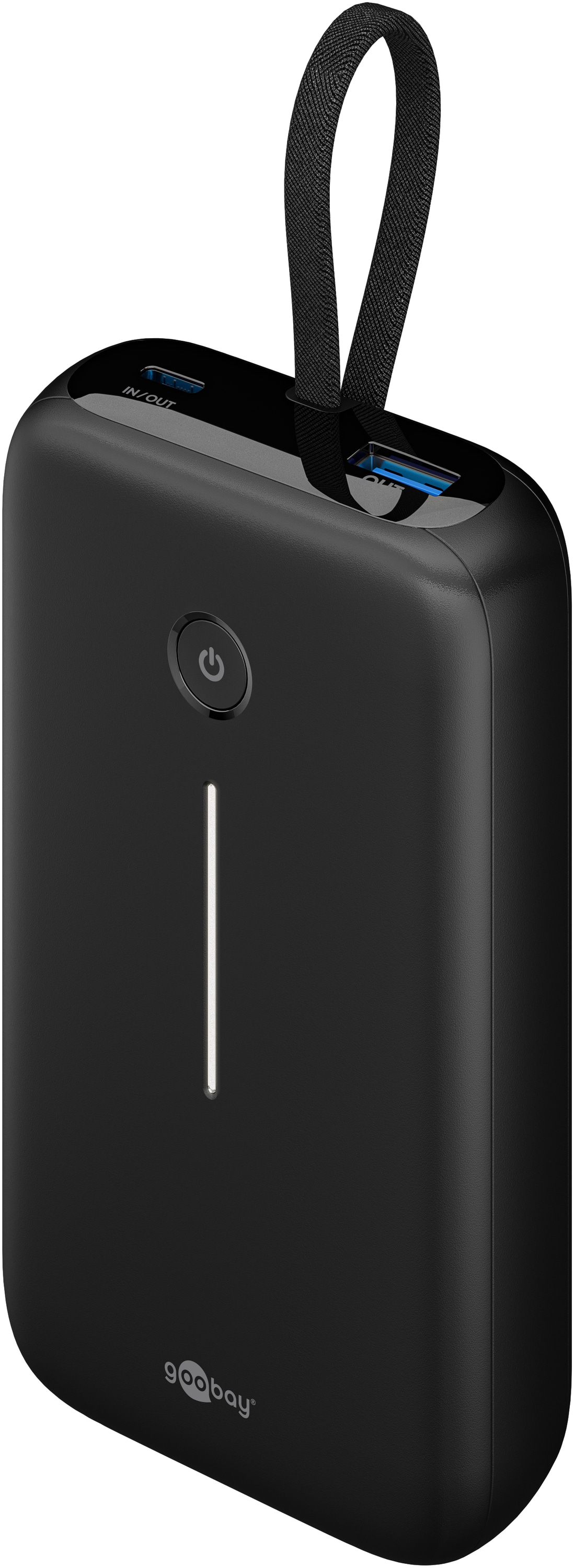 GOOBAY USB Powerbank 76252, 20.000mAh, 30 W, USB-A, 2x USB-C, schwarz