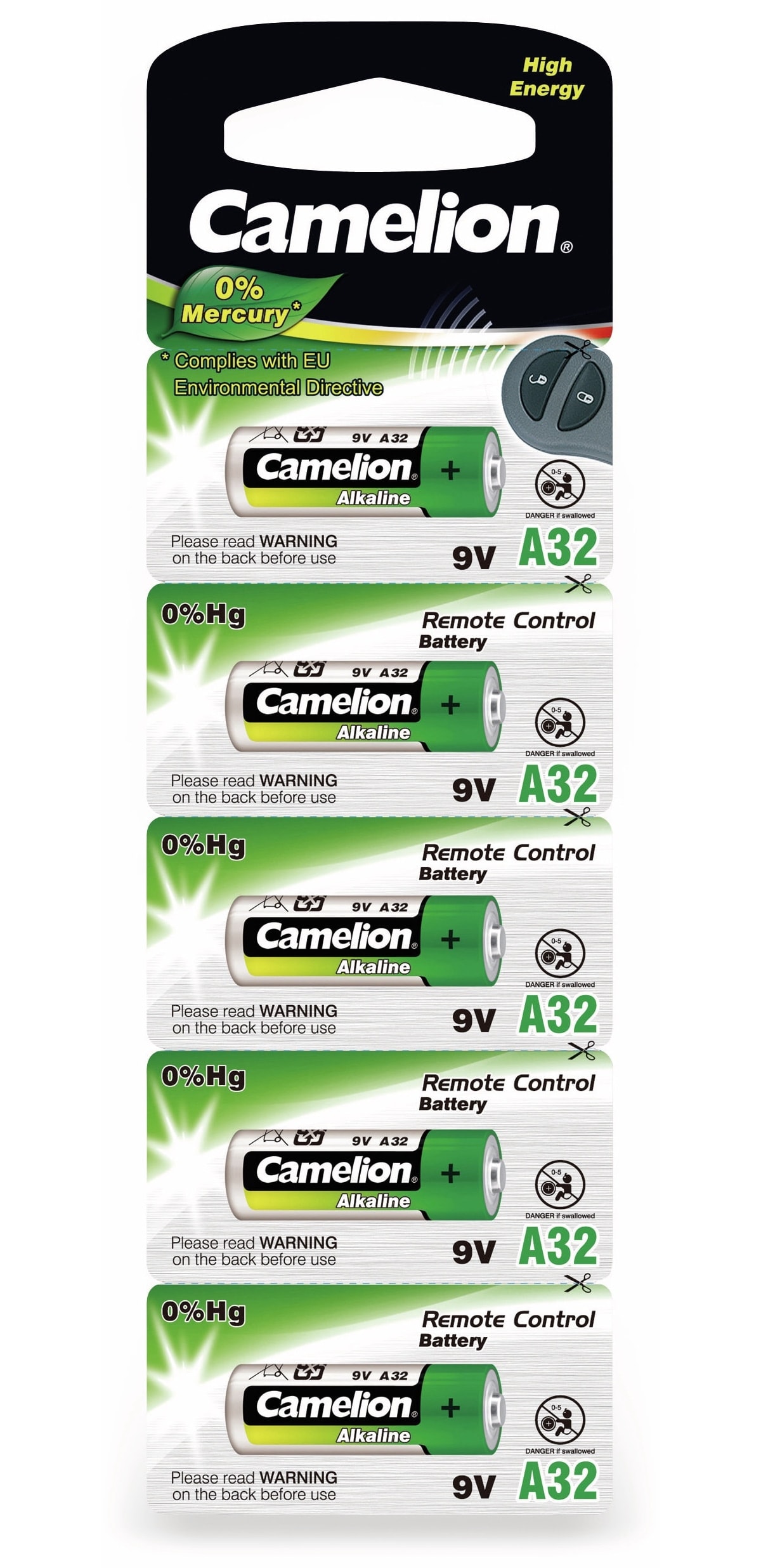 CAMELION 9V-Batterie, Plus Alkaline, A32 CAMELION 9V-Batterie, Plus Alkaline, A32