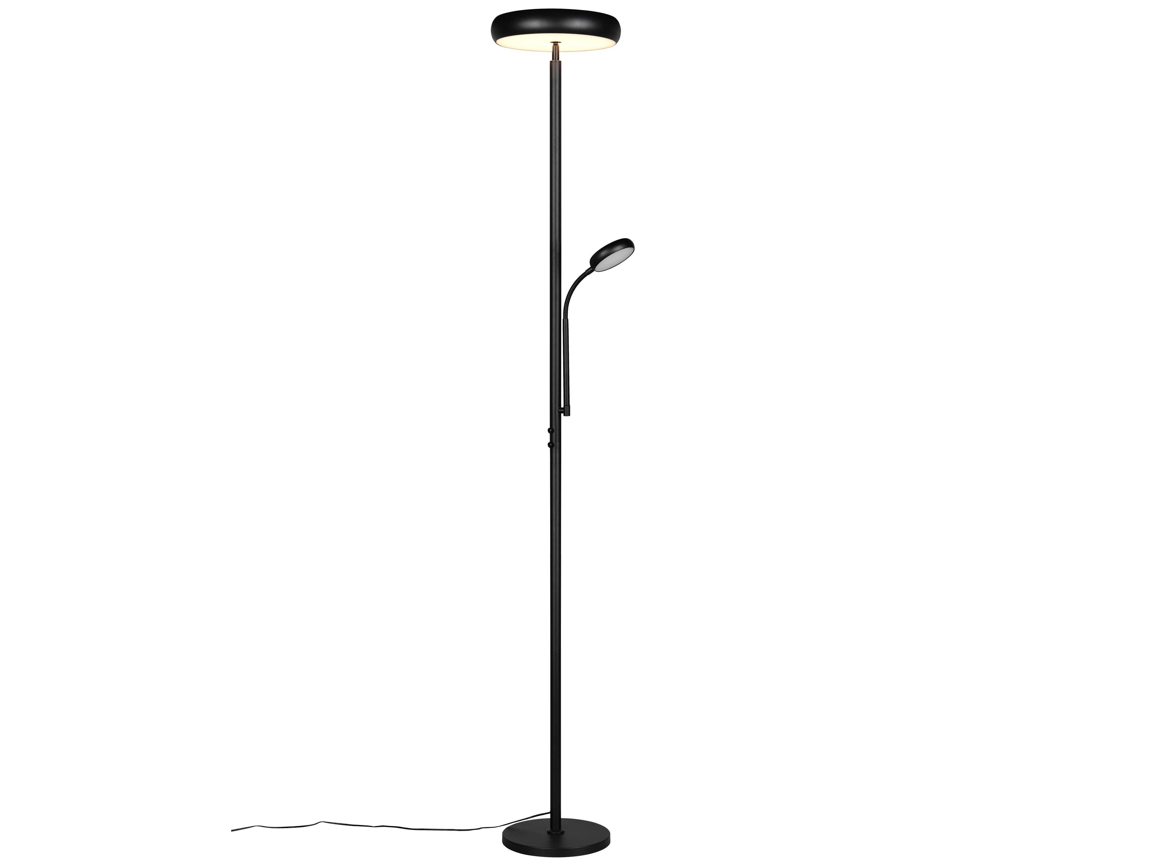 REALITY LED-Stehleuchte Palermo R45741132, 23W, 3000... 6500K, 2500lm, CCT, IP20, schwarz REALITY LED-Stehleuchte Palermo R45741132, 23W, 3000... 6500K, 2500lm, CCT, IP20, schwarz