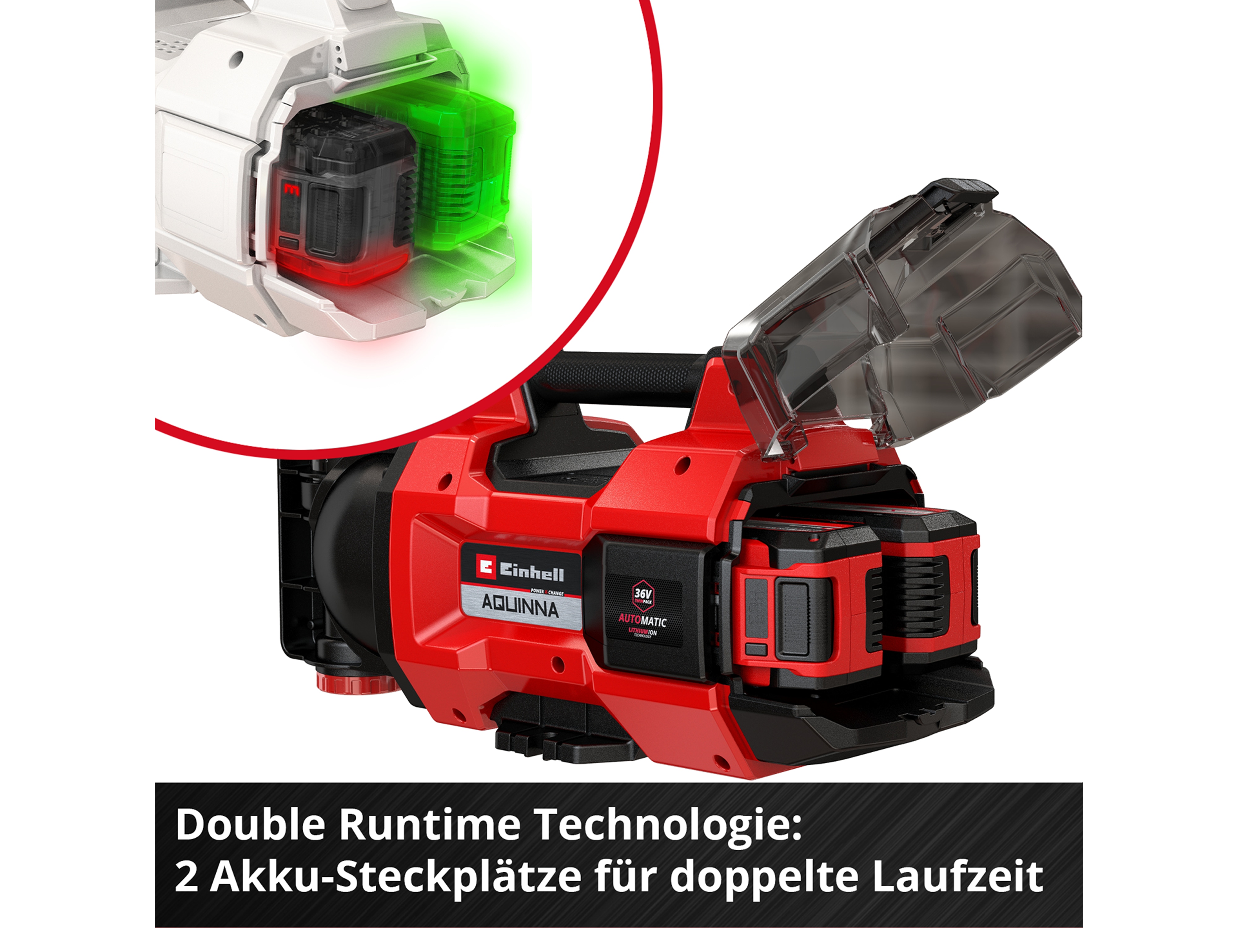 EINHELL Akku-Gartenpumpe Aquinna 18/30 F LED, Solo EINHELL Akku-Gartenpumpe Aquinna 18/30 F LED, Solo