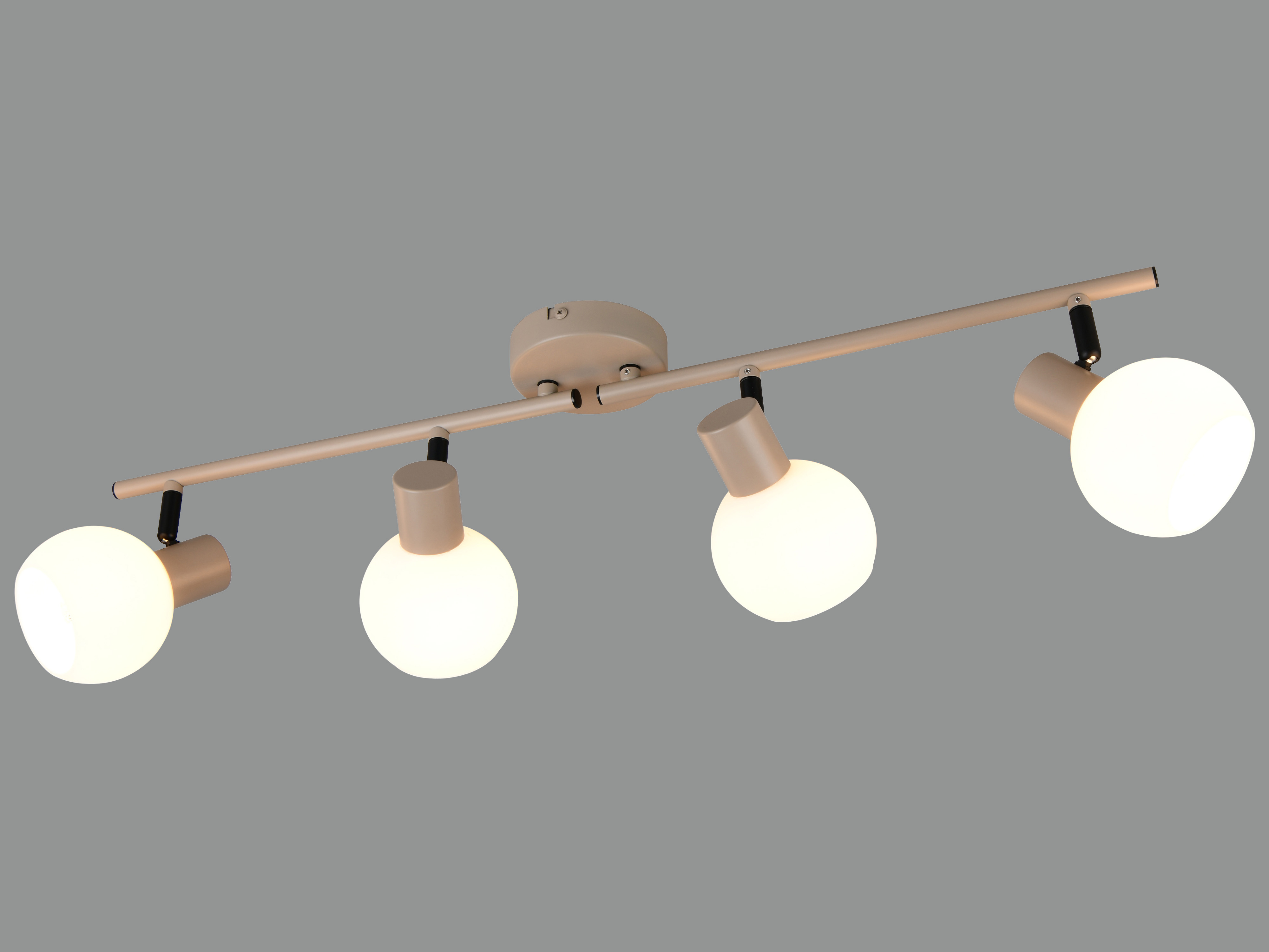 REALITY Deckenleuchte 4 flg. Boba R86374043, E14, ohne LM, IP20, beige REALITY Deckenleuchte 4 flg. Boba R86374043, E14, ohne LM, IP20, beige